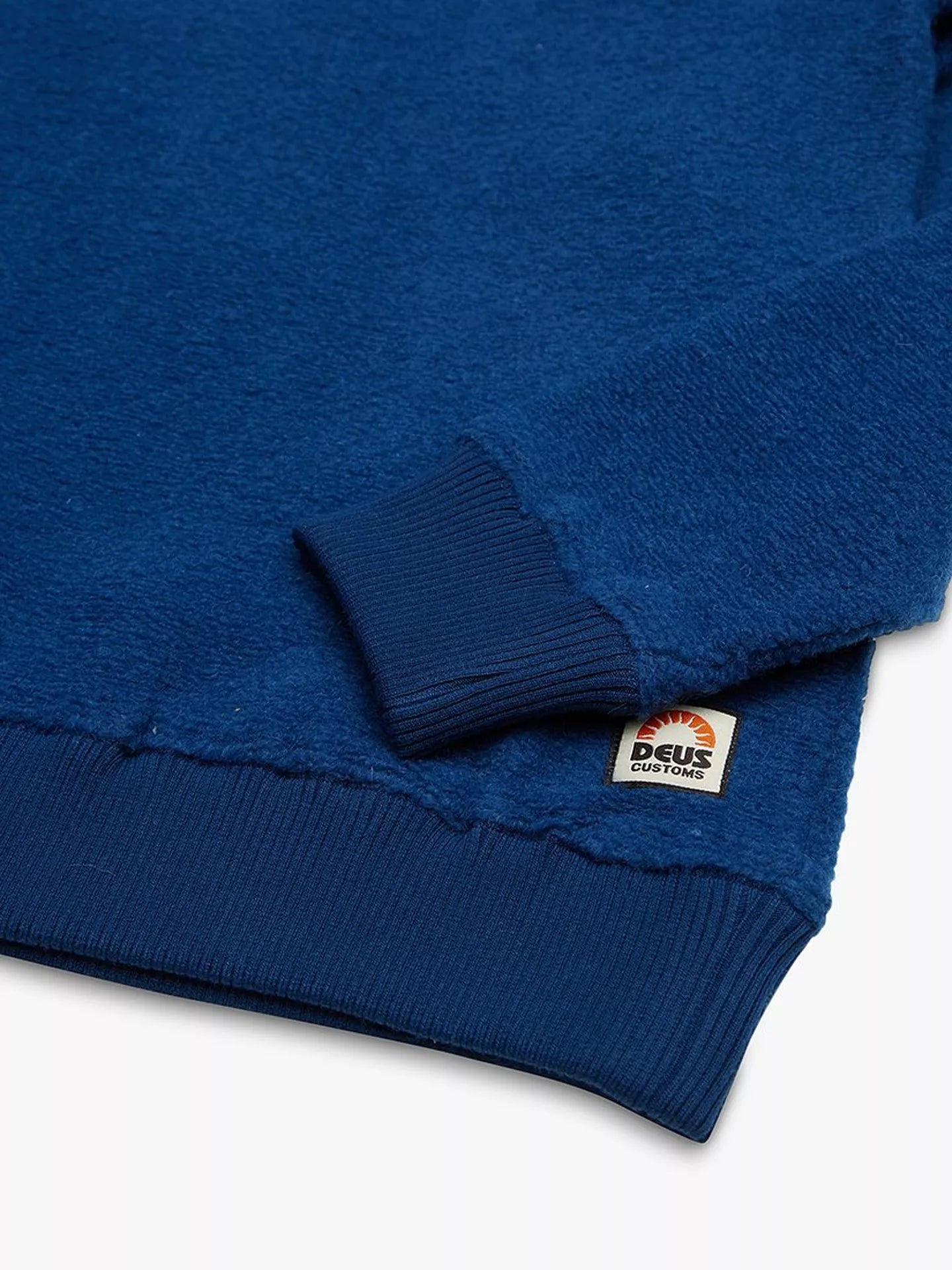 Reo Textured Fleece Blue