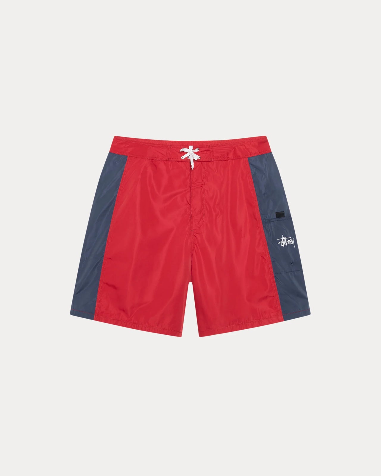 PANELED BOARD SHORT RED