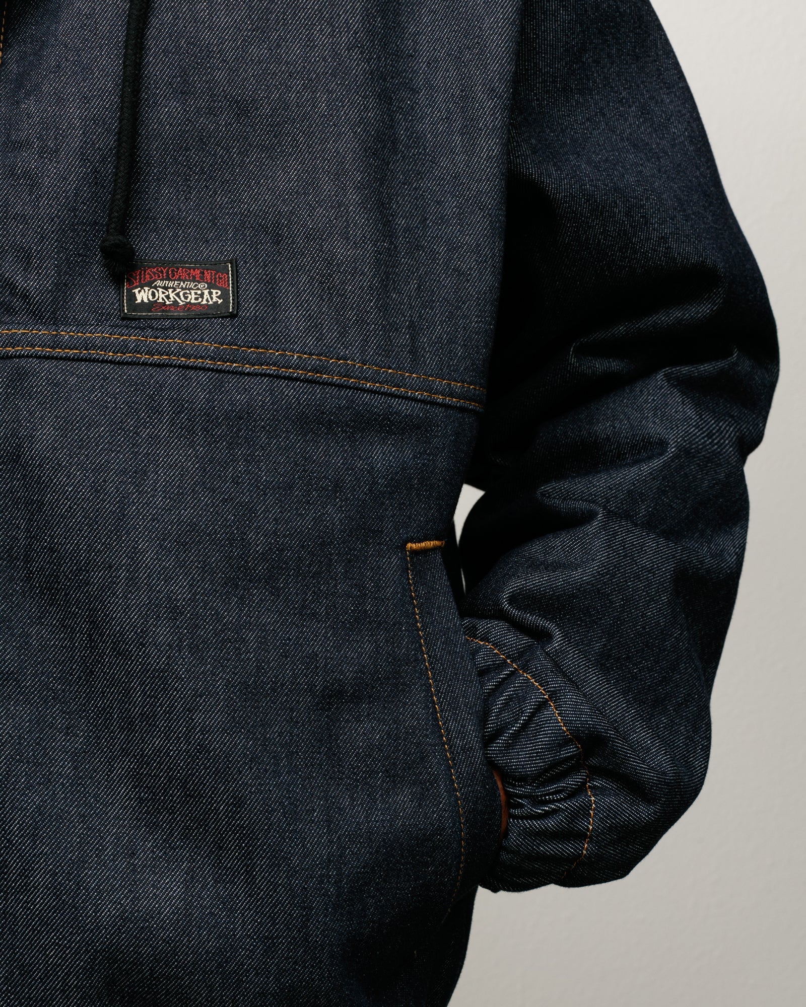 WORK JACKET DENIM RAW INDIGO