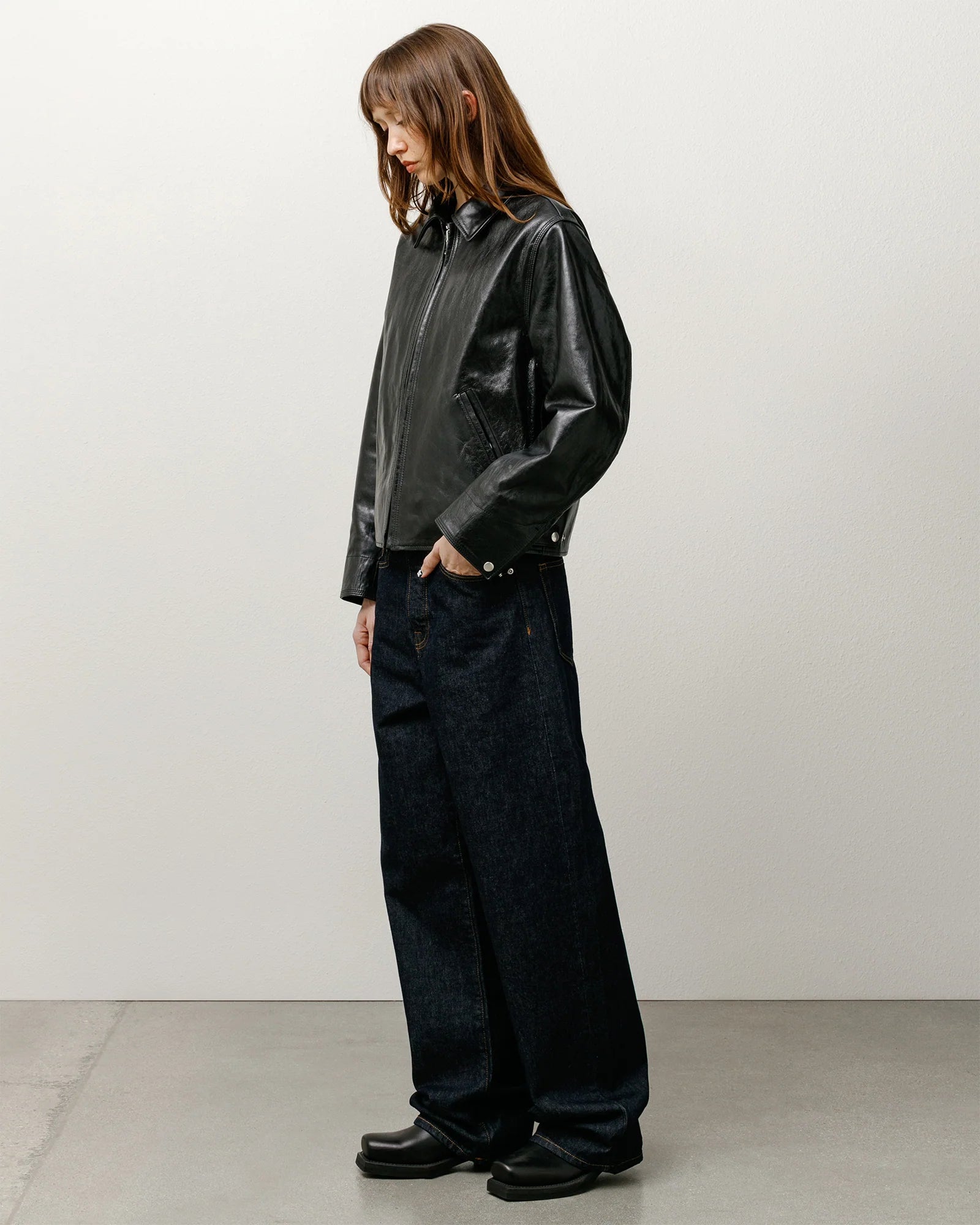 RELAXED JEANS DENIM RINSED INDIGO