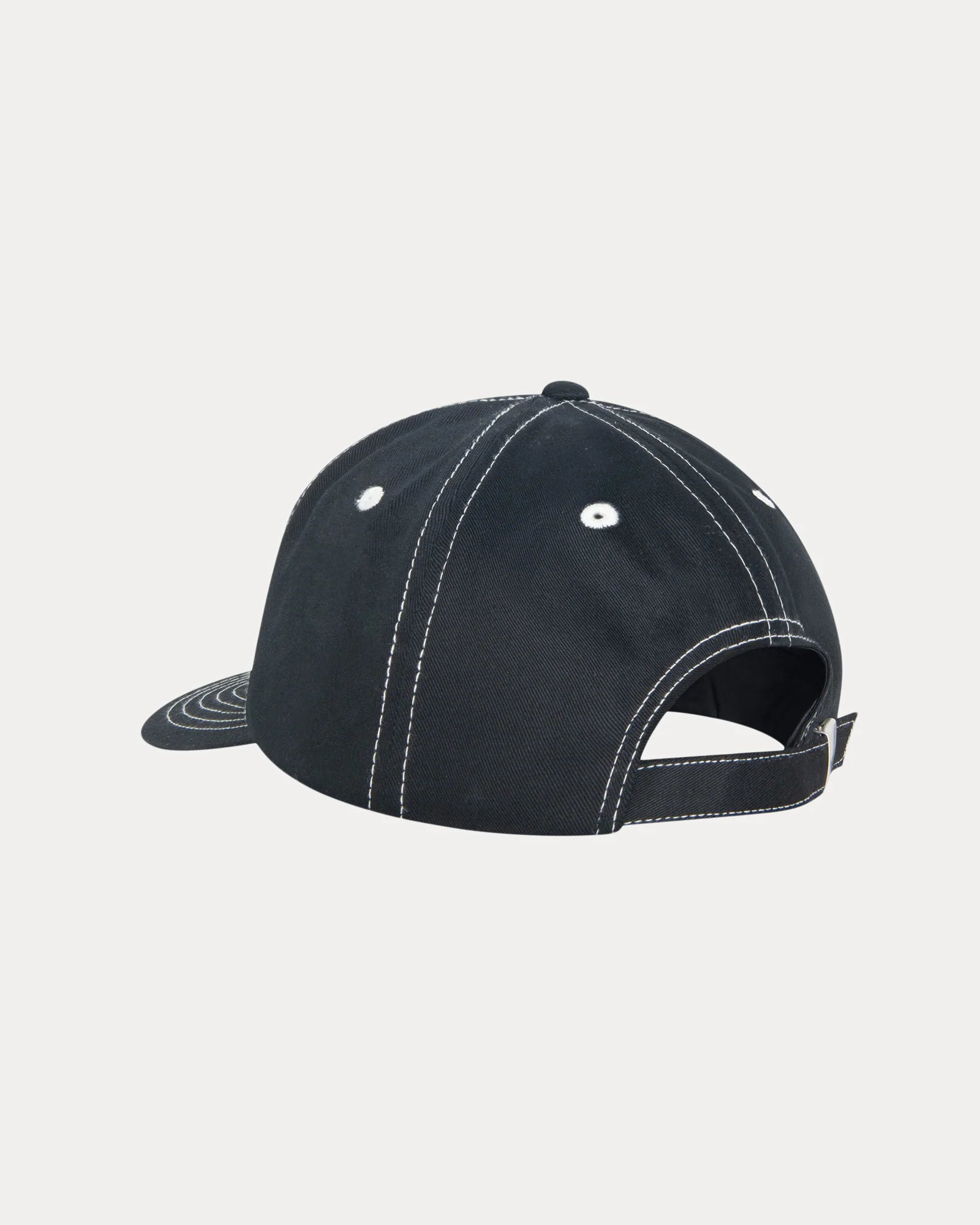 MD INT. CROWN STRAPBACK CAP BLACK