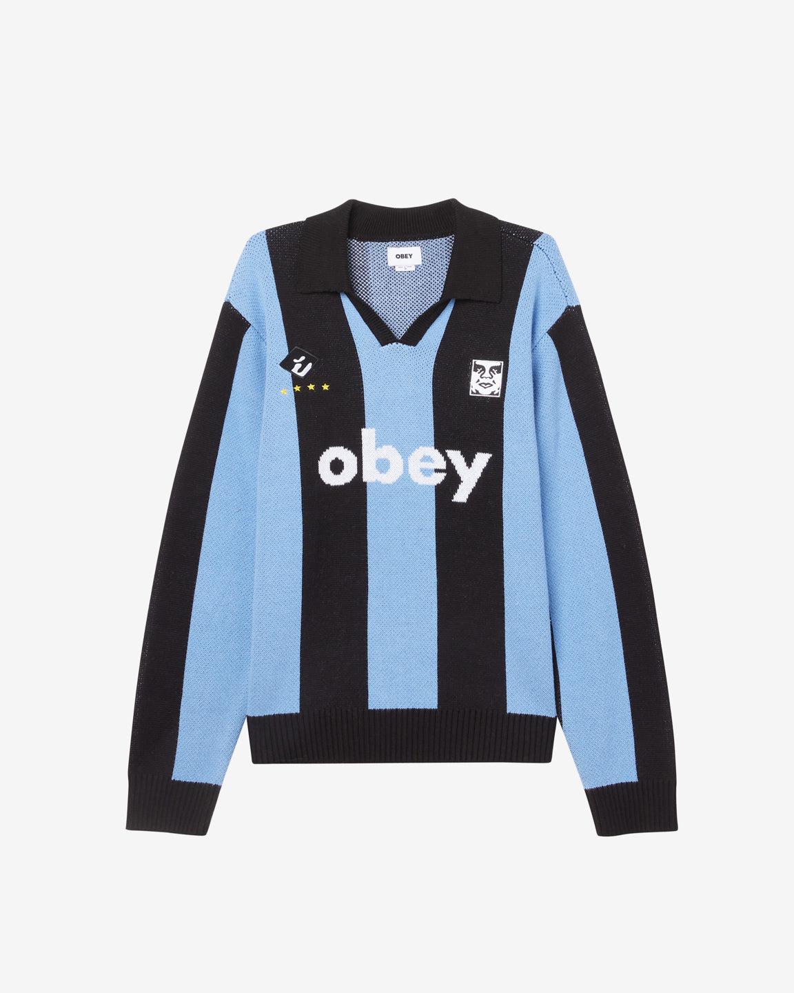 Blue Jersey Footie Romper main image 1