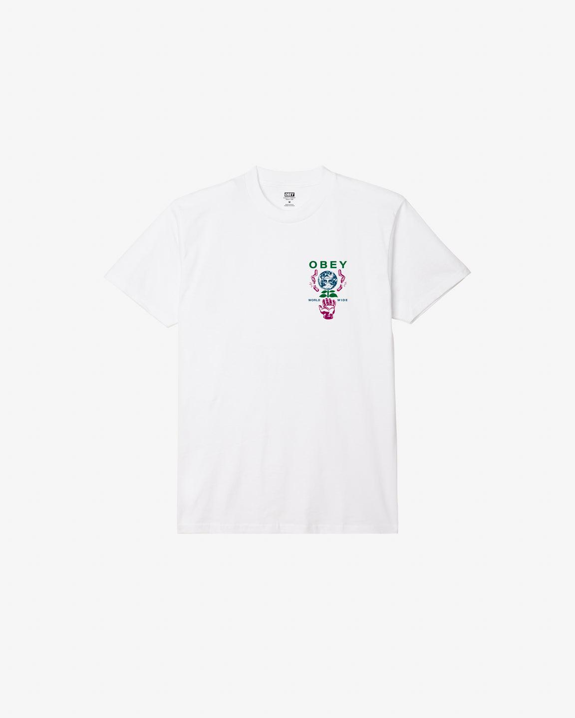 OBEY HELPING HAND WHITE T-SHIRT