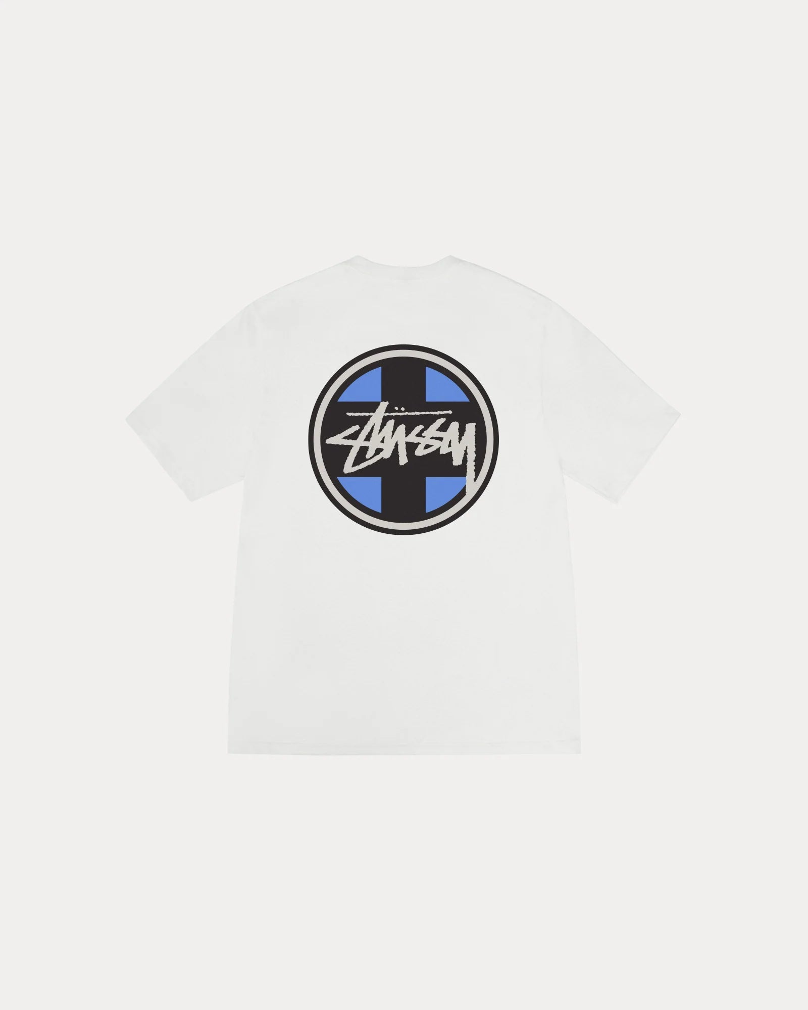 CROSS DOT PIG. DYED TEE NATURAL