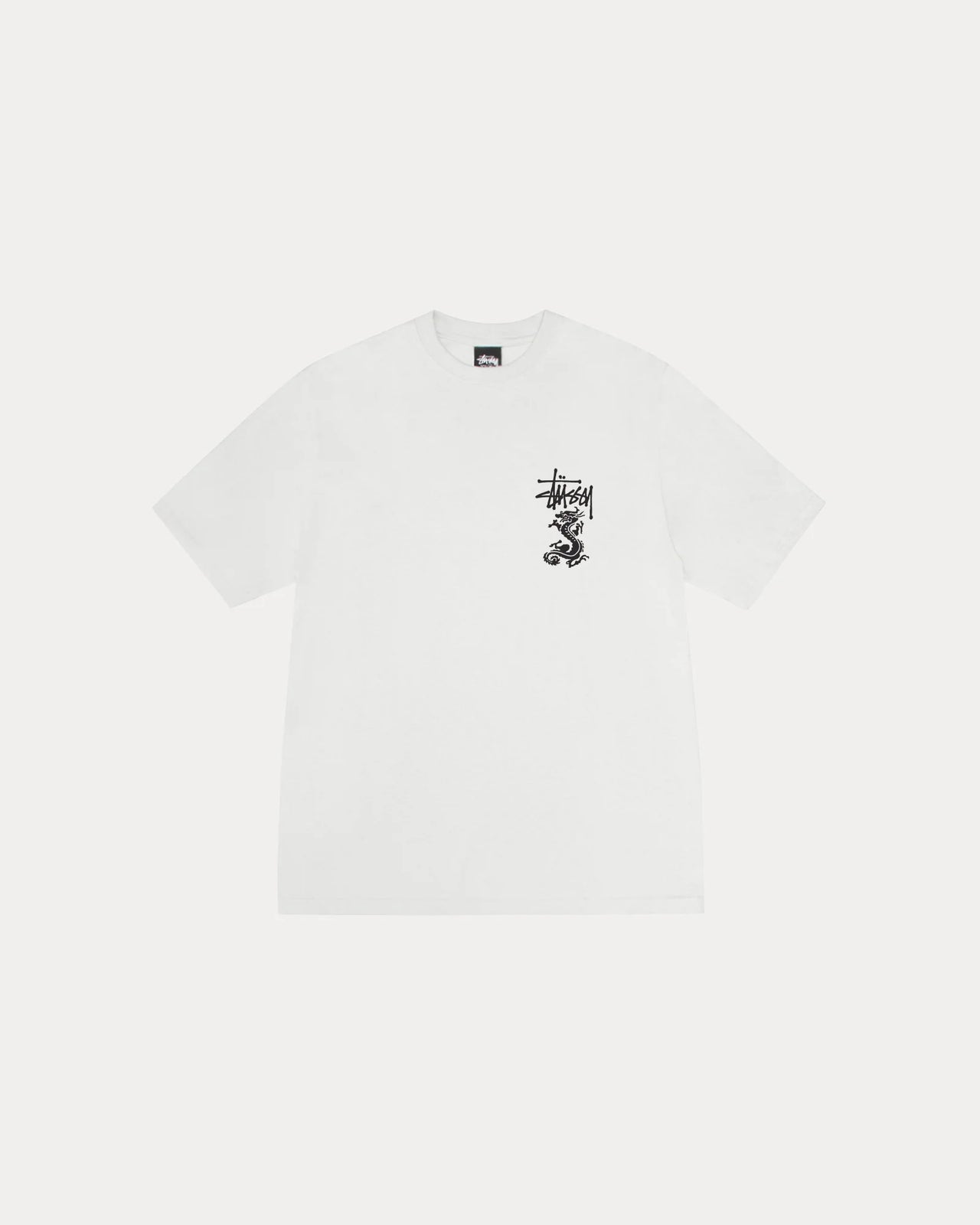 DOUBLE DRAGON PIG. DYED TEE NATURAL