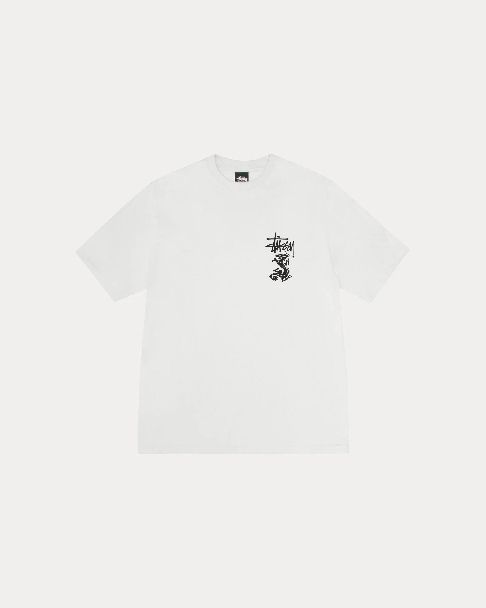 DOUBLE DRAGON PIG. DYED TEE NATURAL