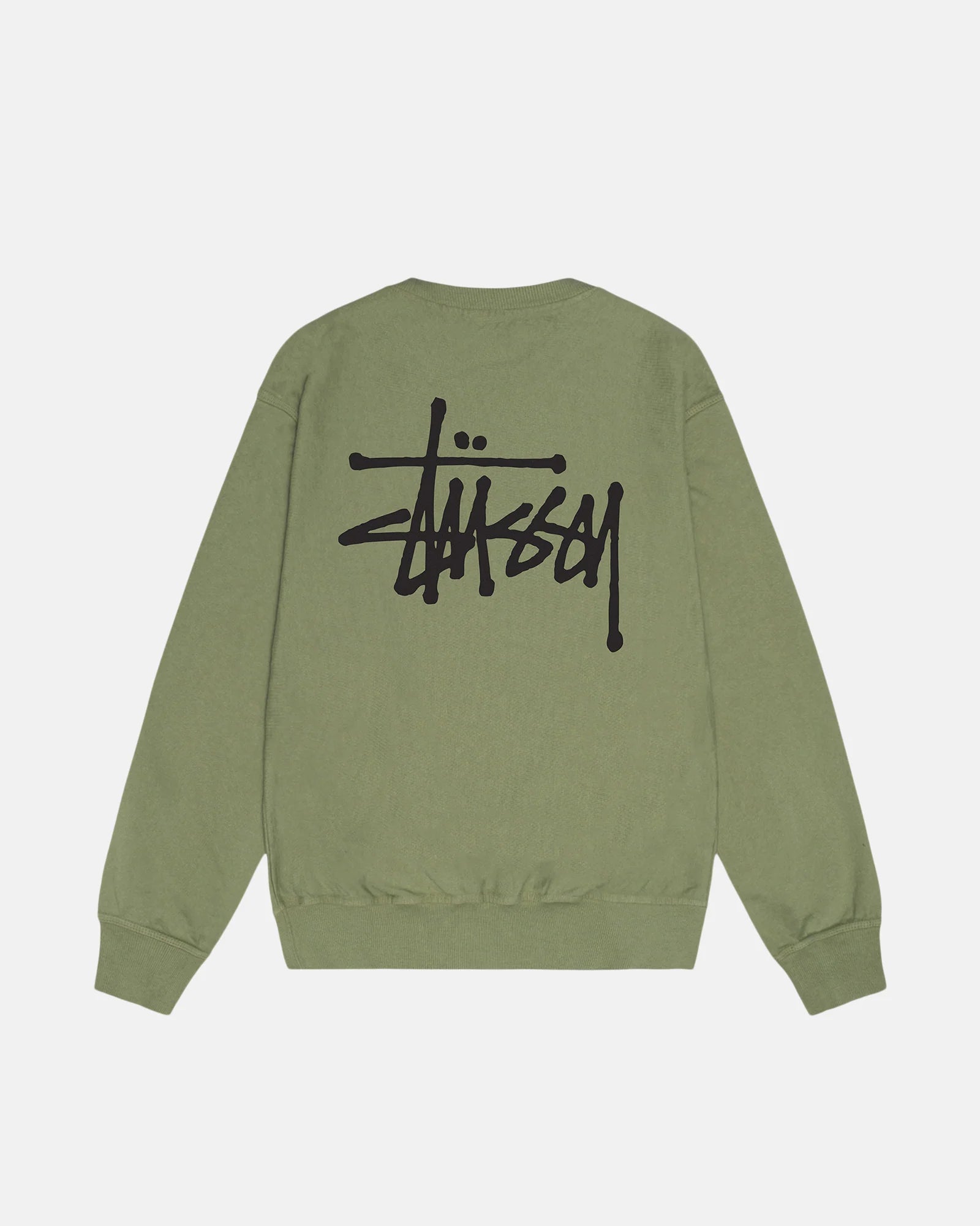 Basic Stussy Pigment Dyed Crew Artichoke