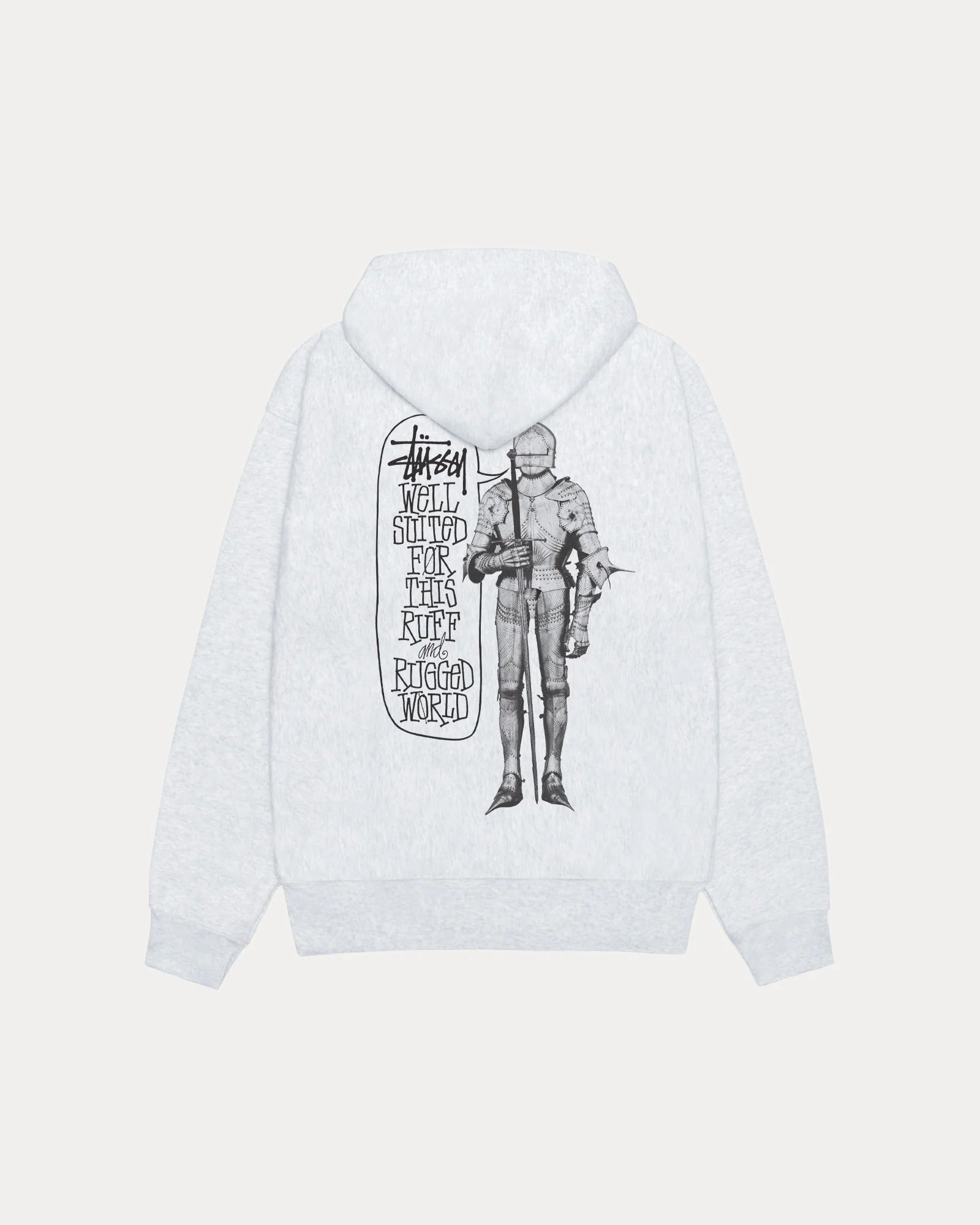 WELL SUITED ZIP HOOD ASH HEATHER