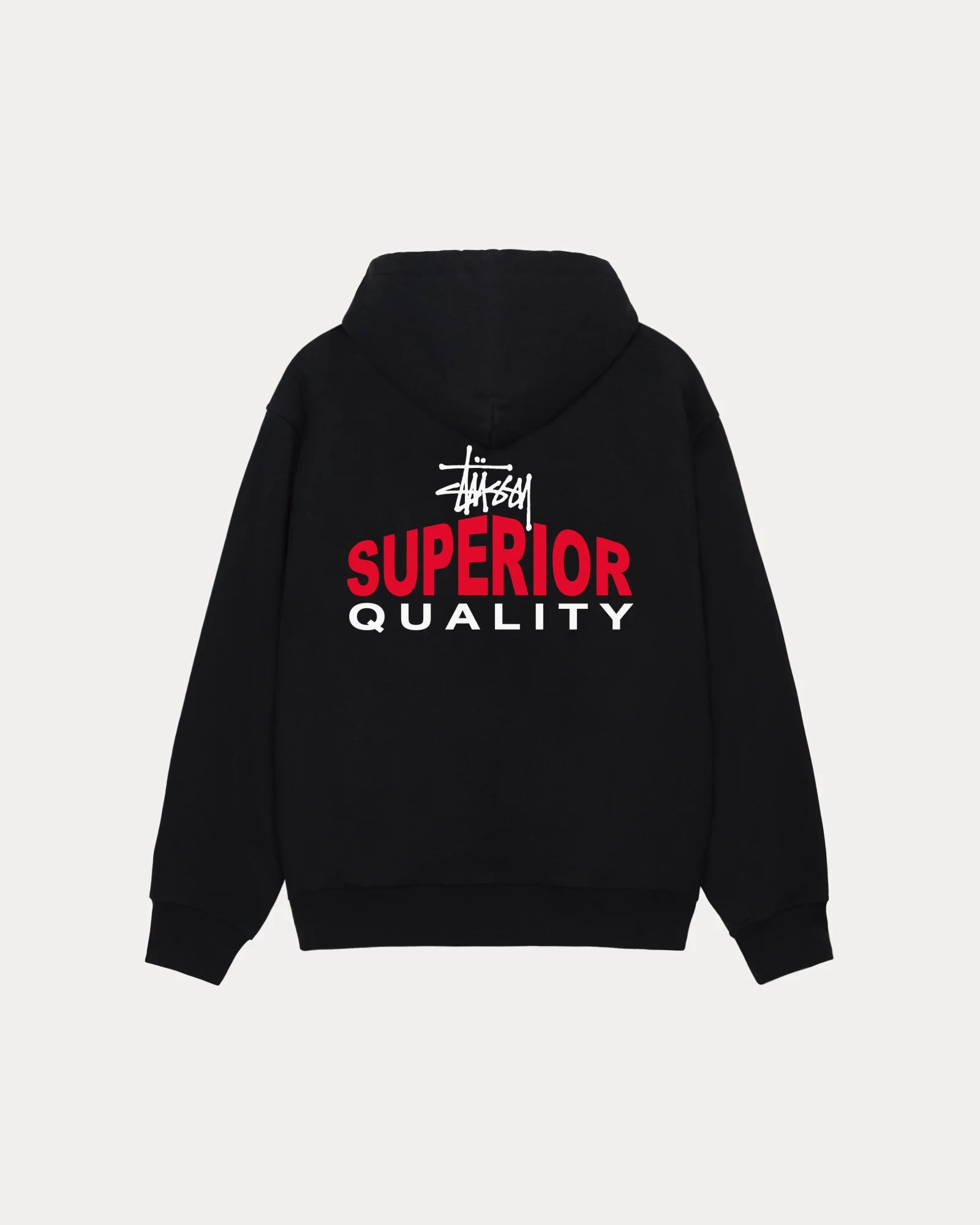 SUPERIOR QUALITY ZIP HOOD BLACK