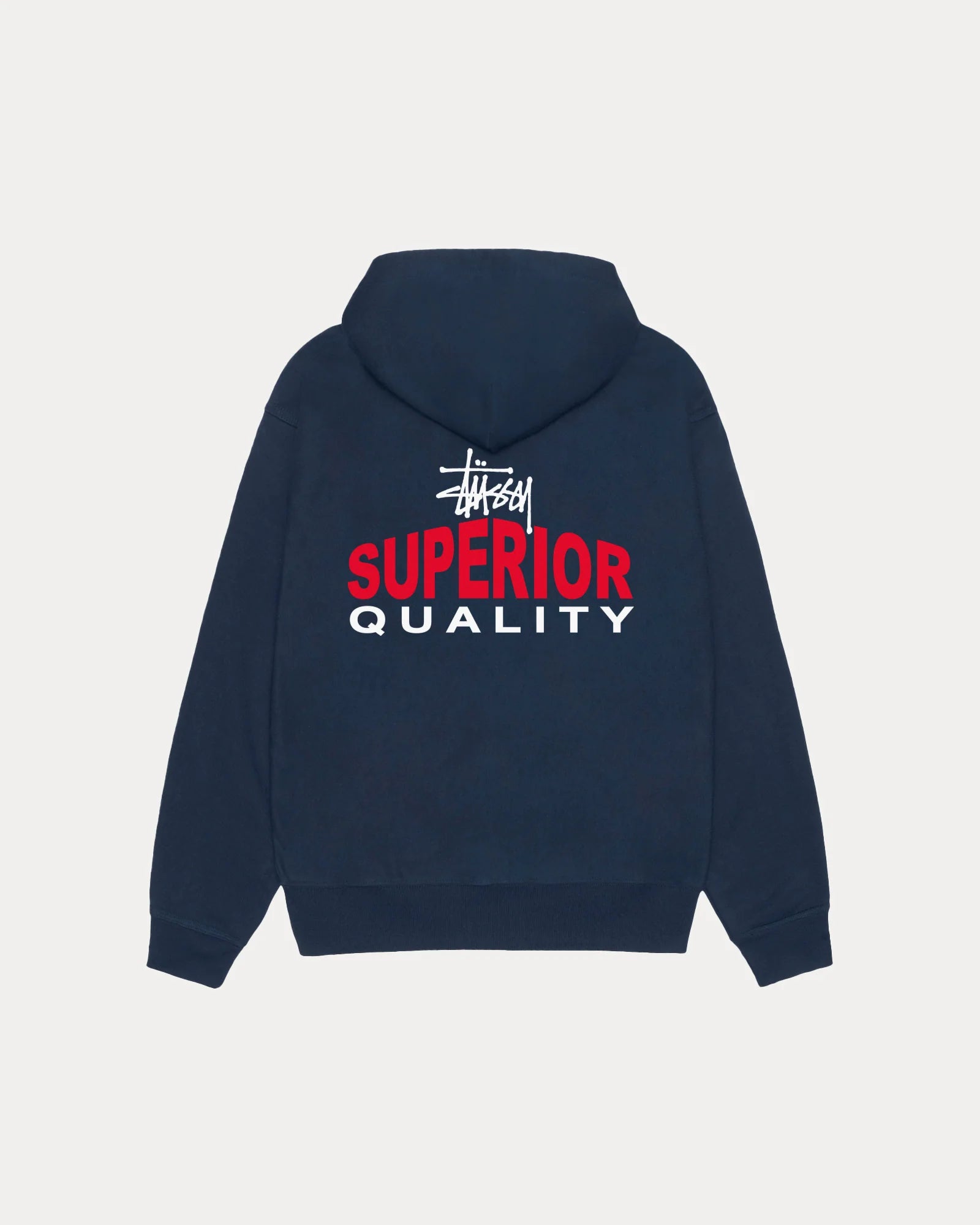 SUPERIOR QUALITY ZIP HOOD NAVY