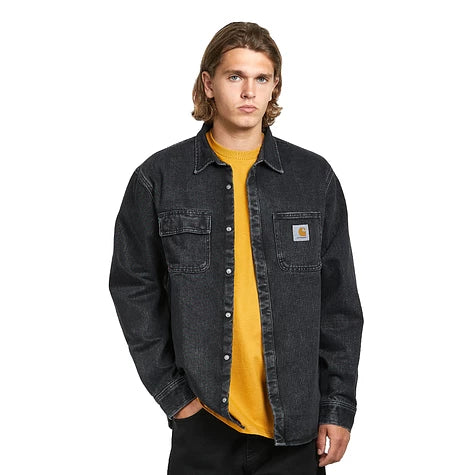 Salinac Shirt Jac Black Stone Washed