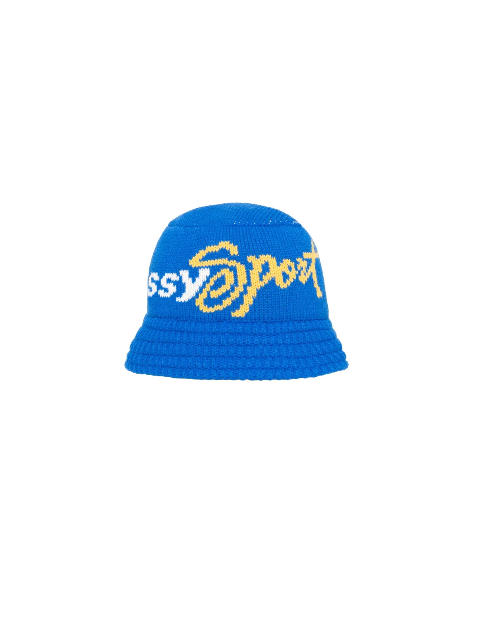 BUCKET STUSSY SPORT KNIT BLUE