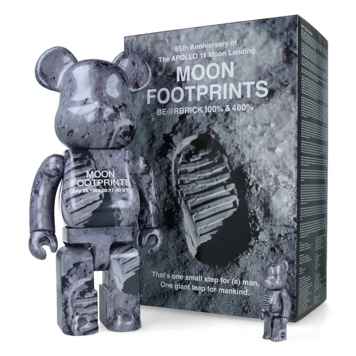 100+400% NASA - Moon Footprints