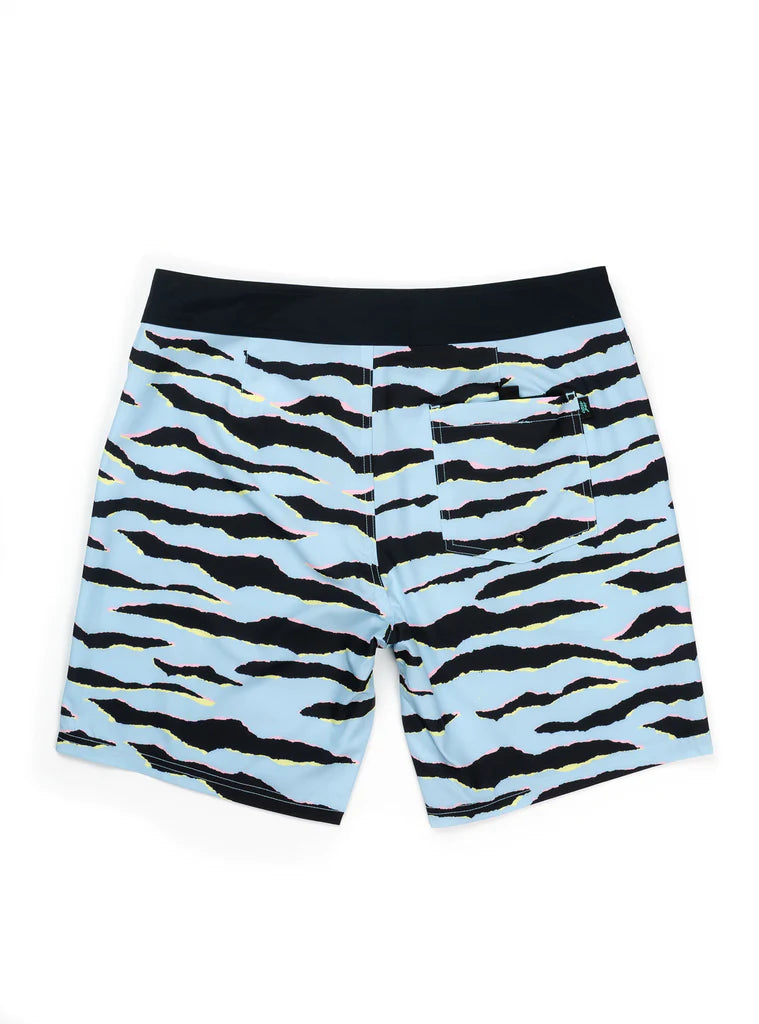 JOB All Day Trunk 18" Light Blue Tiger Print