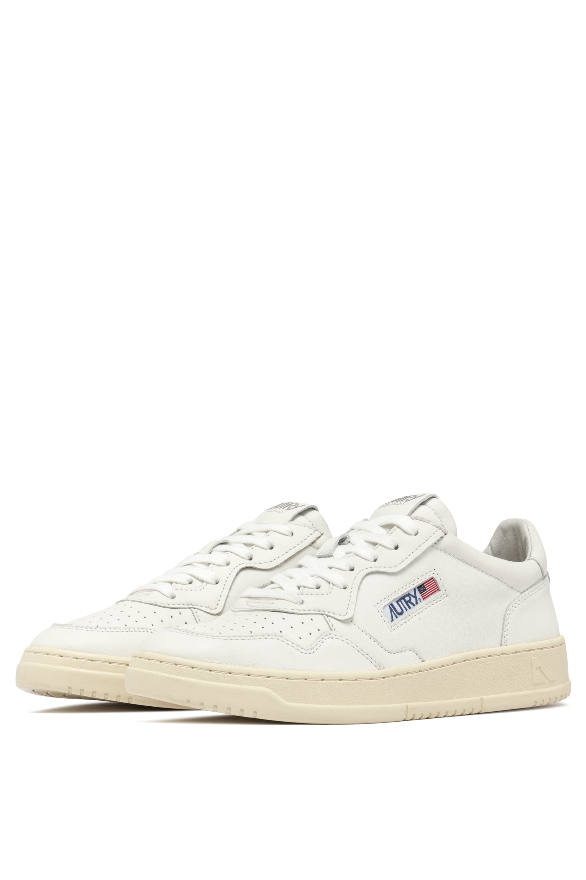 MEDALIST LOW WOM LEAT/LEAT WHT/WHT