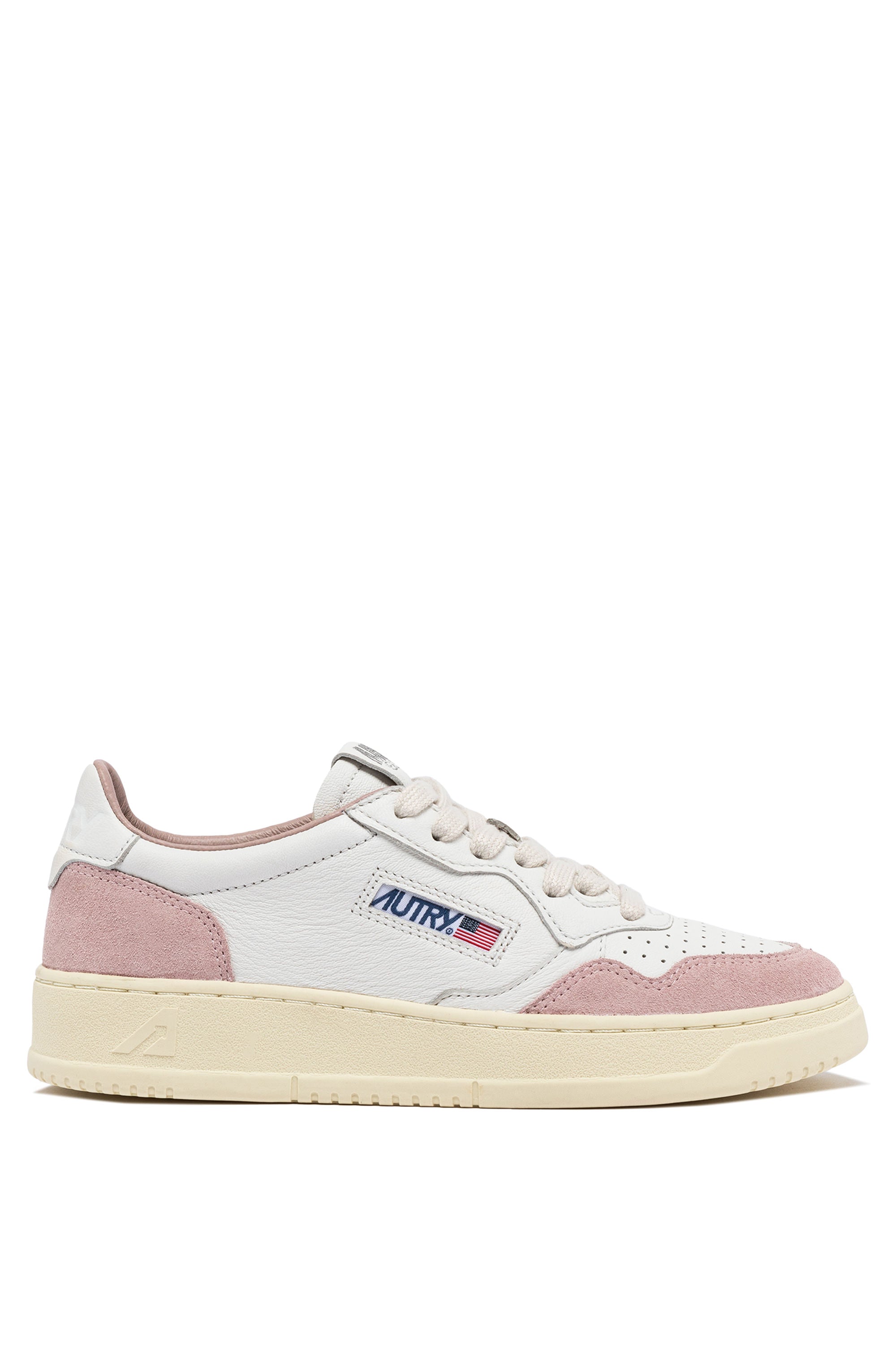 MEDALIST LOW WOM LEAT/SUEDE WHT/GOLD
