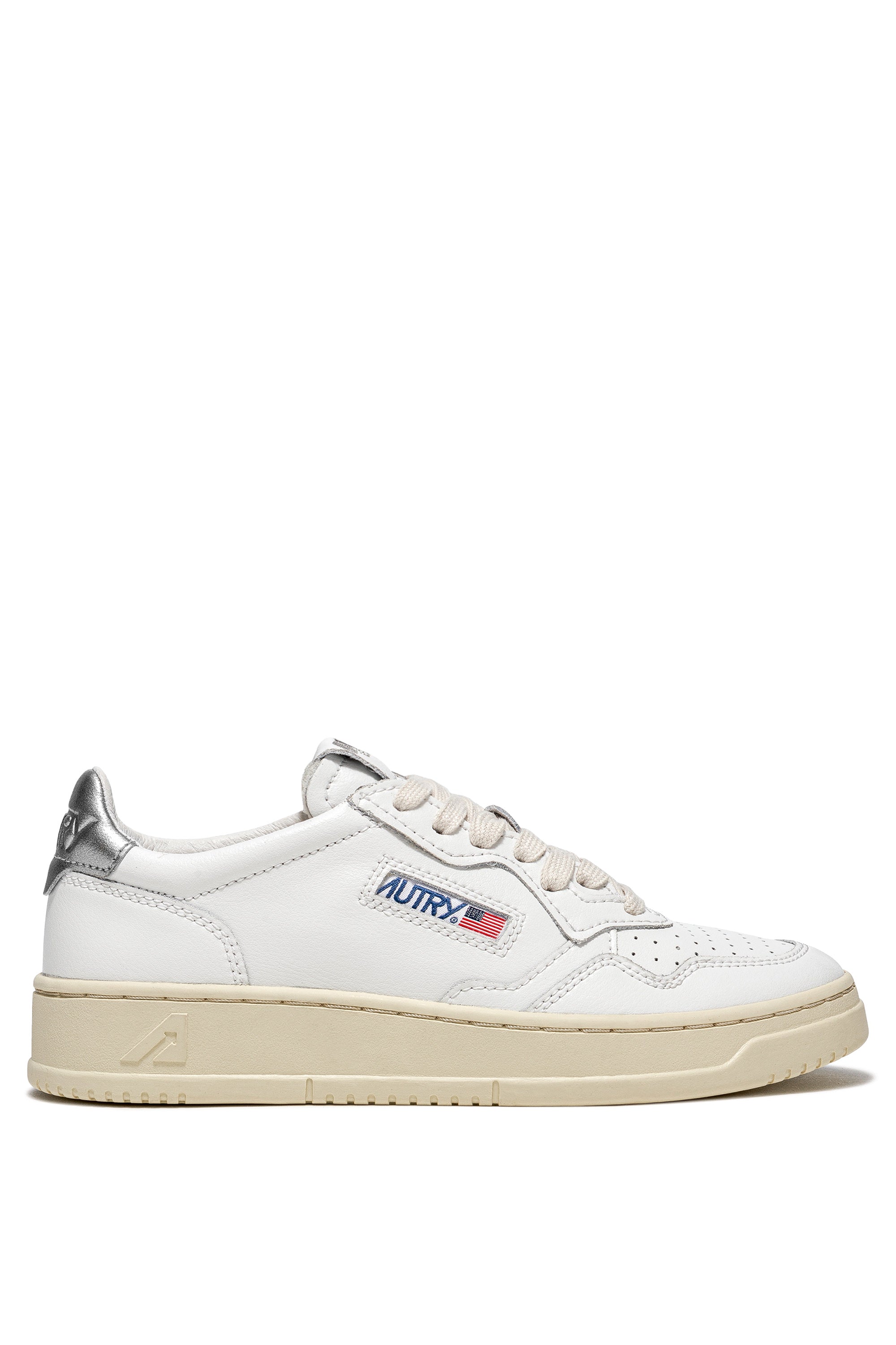 MEDALIST LOW WOM LEAT/LEAT WHT/SILVER