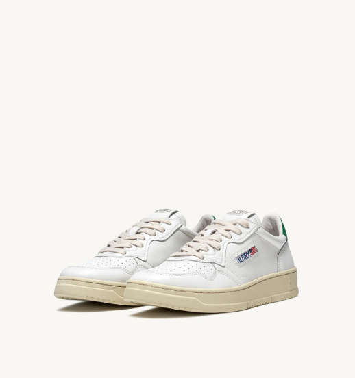 MEDALIST LOW MAN LEAT/LEAT WHT/GREEN