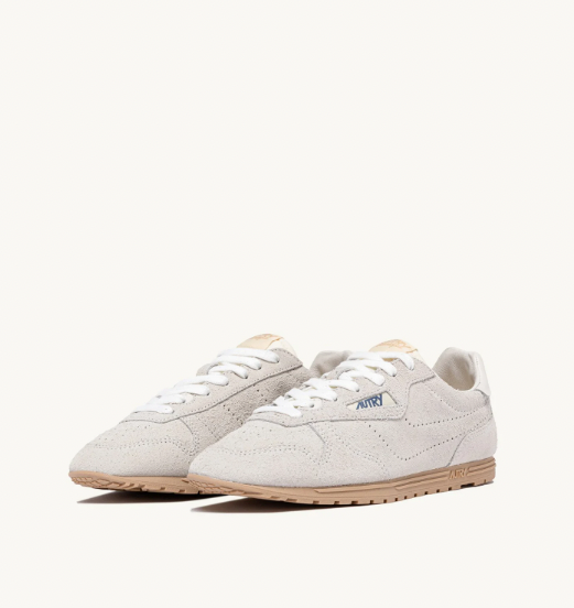 WINDSPIN LOW MAN PERFOR/SUEDE OFF WHITE