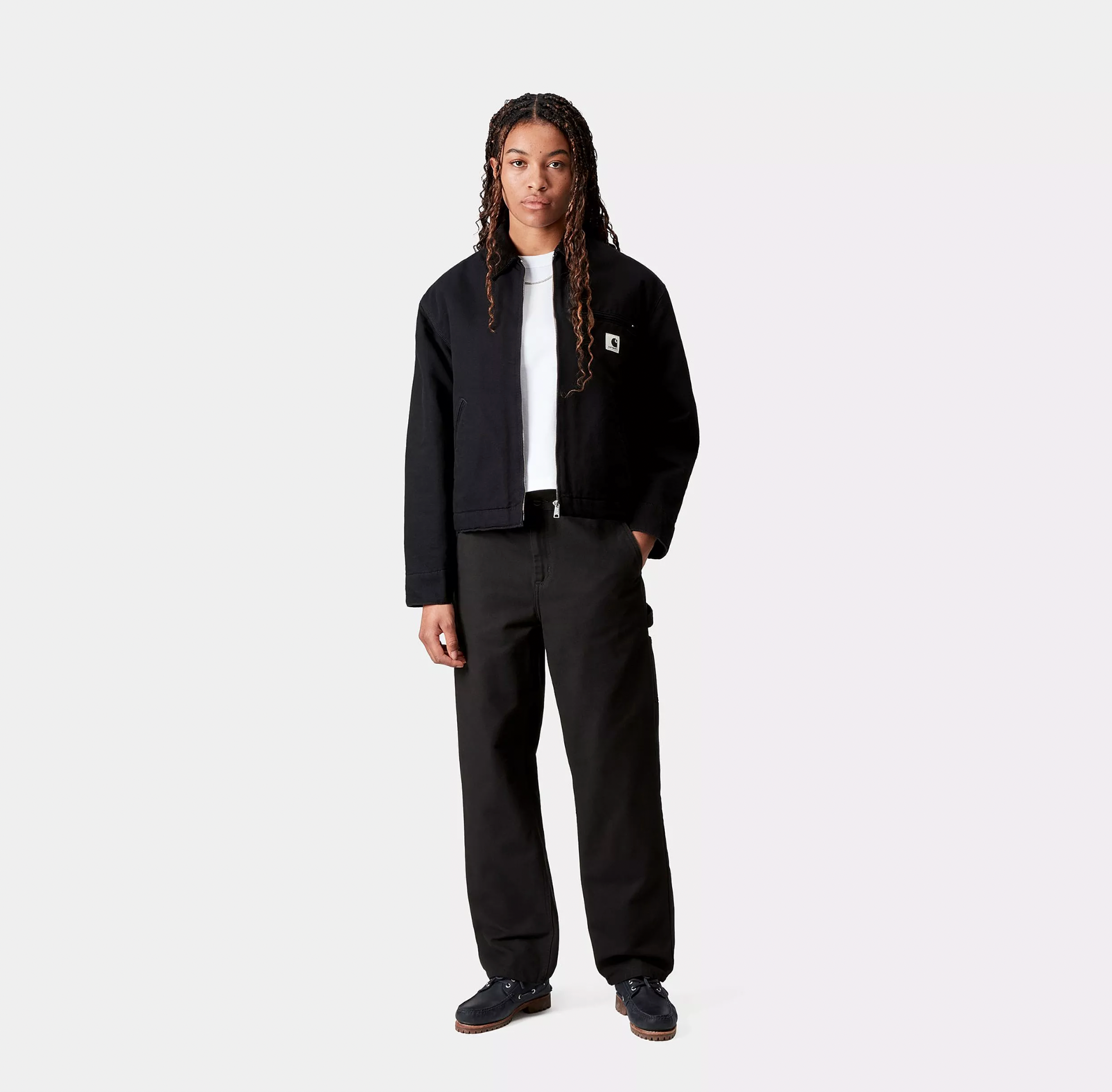 W' Pierce Pant Straight Black