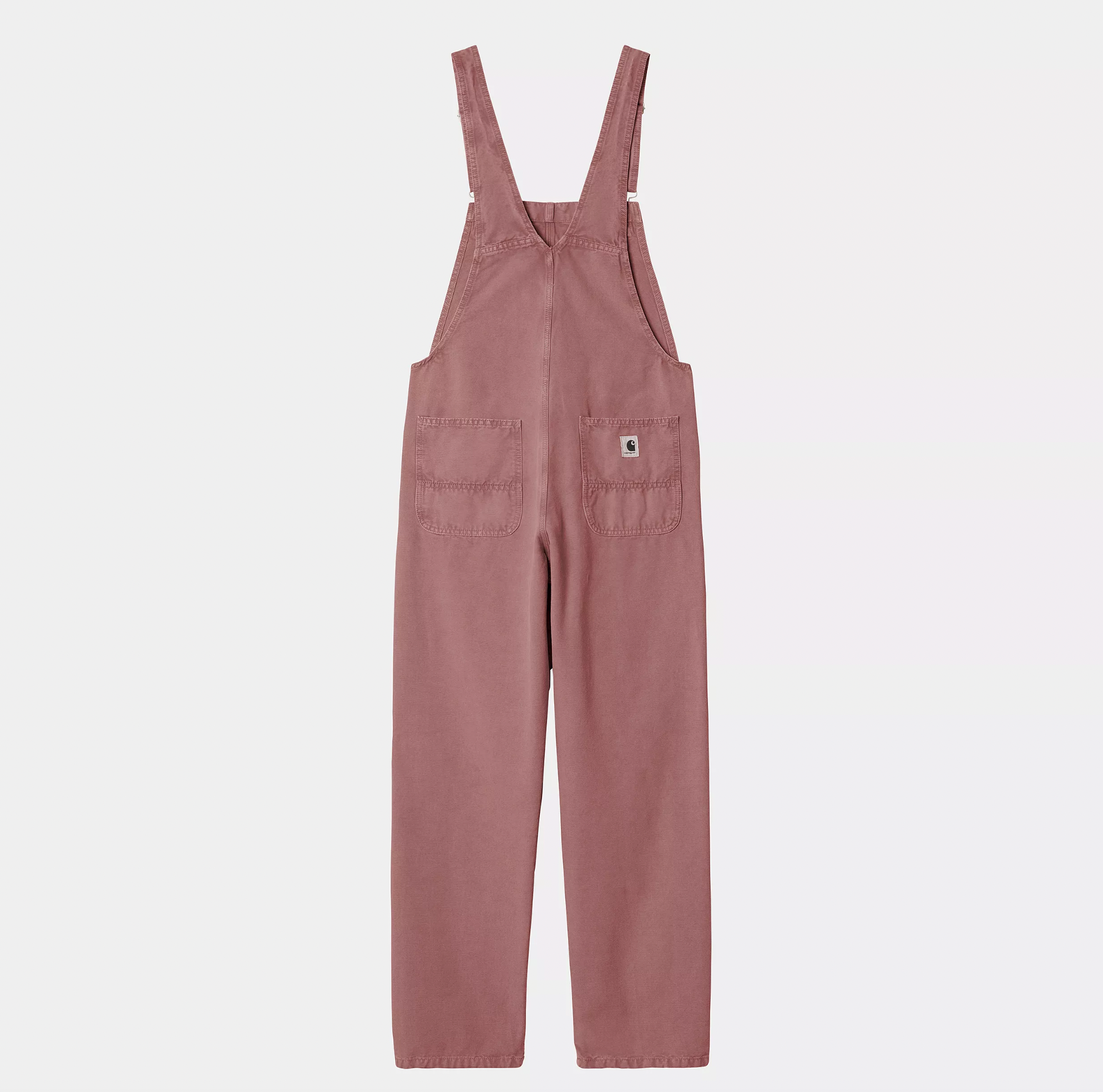 W' Bib Overall Straight dusky pink