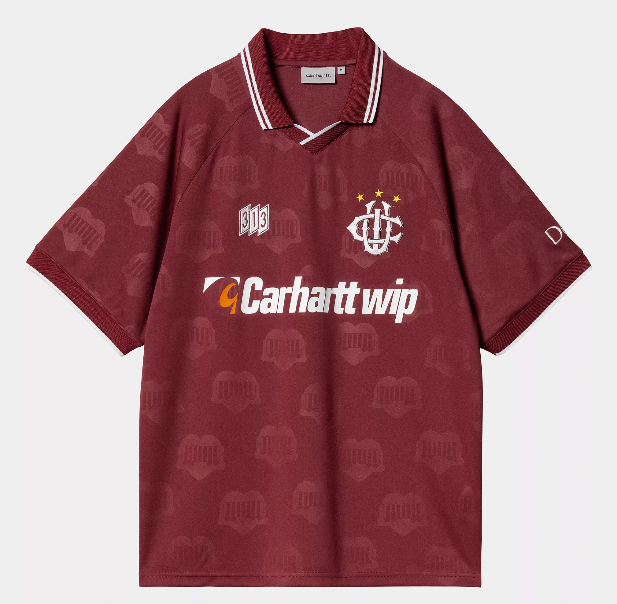 S/S HarttÉs Football T-Shirt jacquard/red