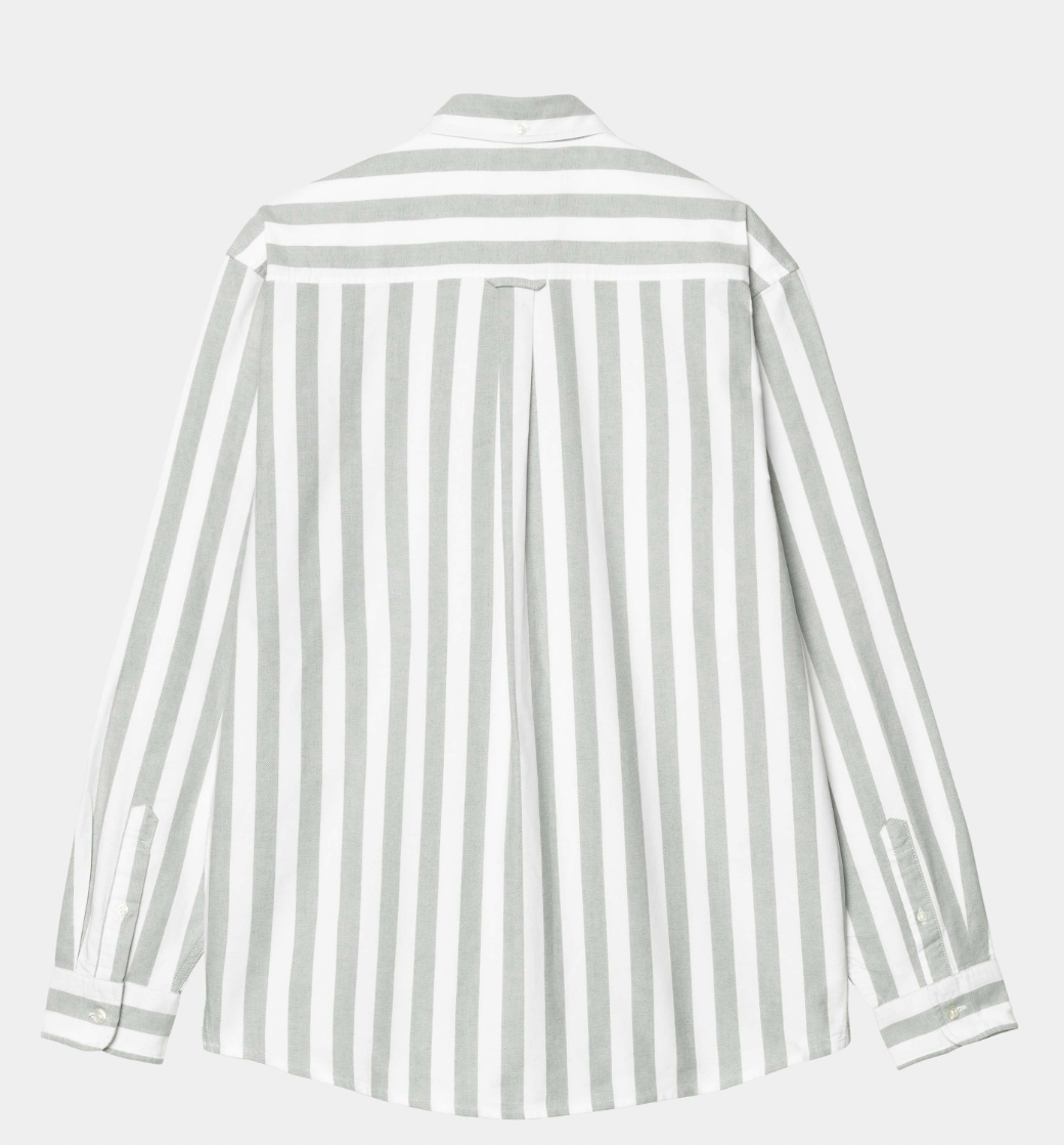 L/S Dillion Shirt park/white