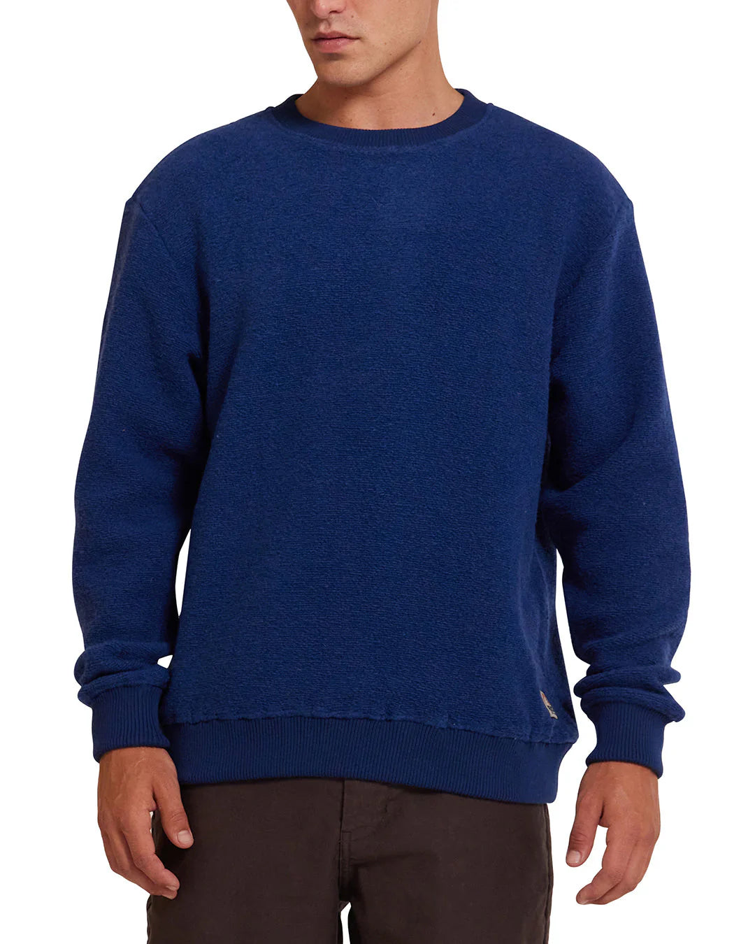 Reo Textured Fleece Blue