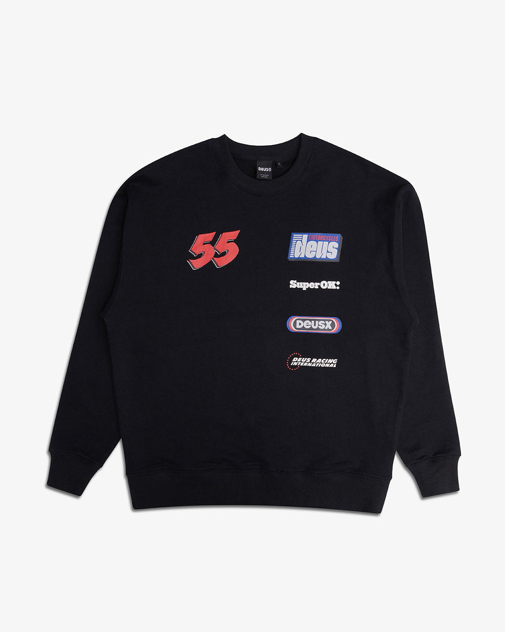 Moto Decal Crew Black
