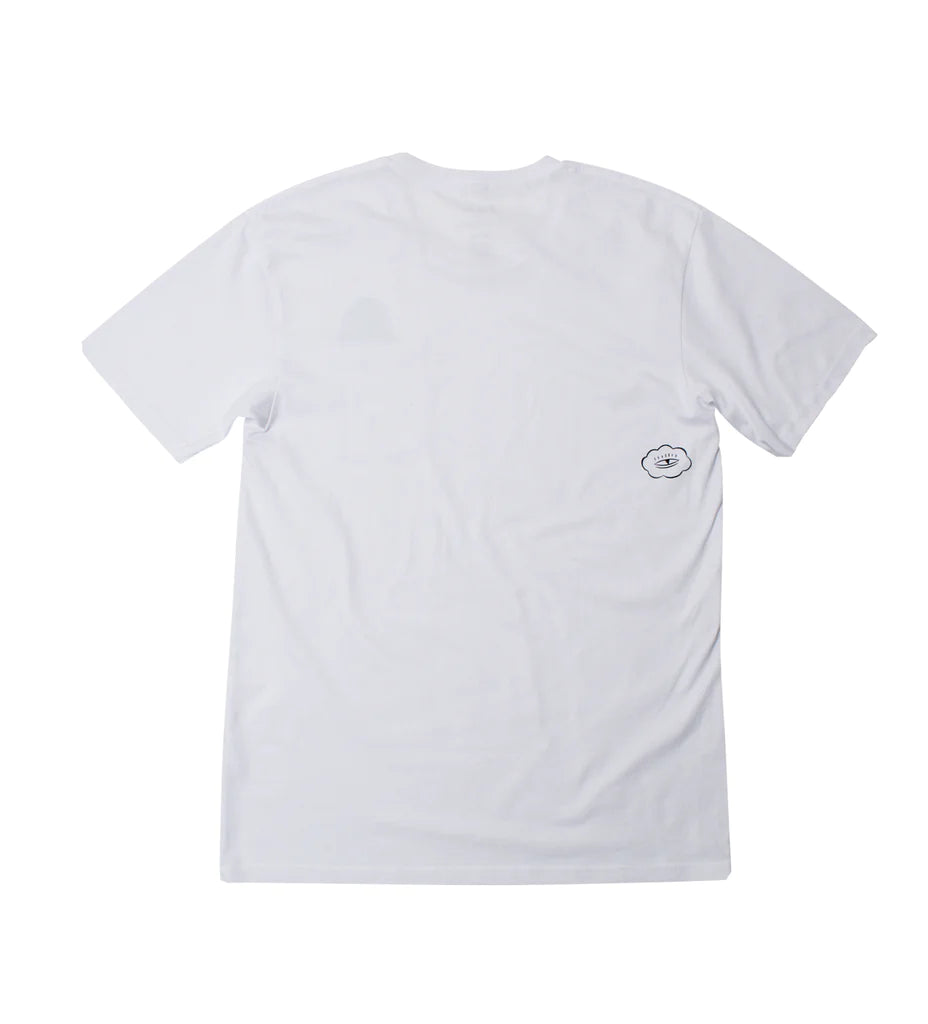 Lurker Pocket S/S Tee White