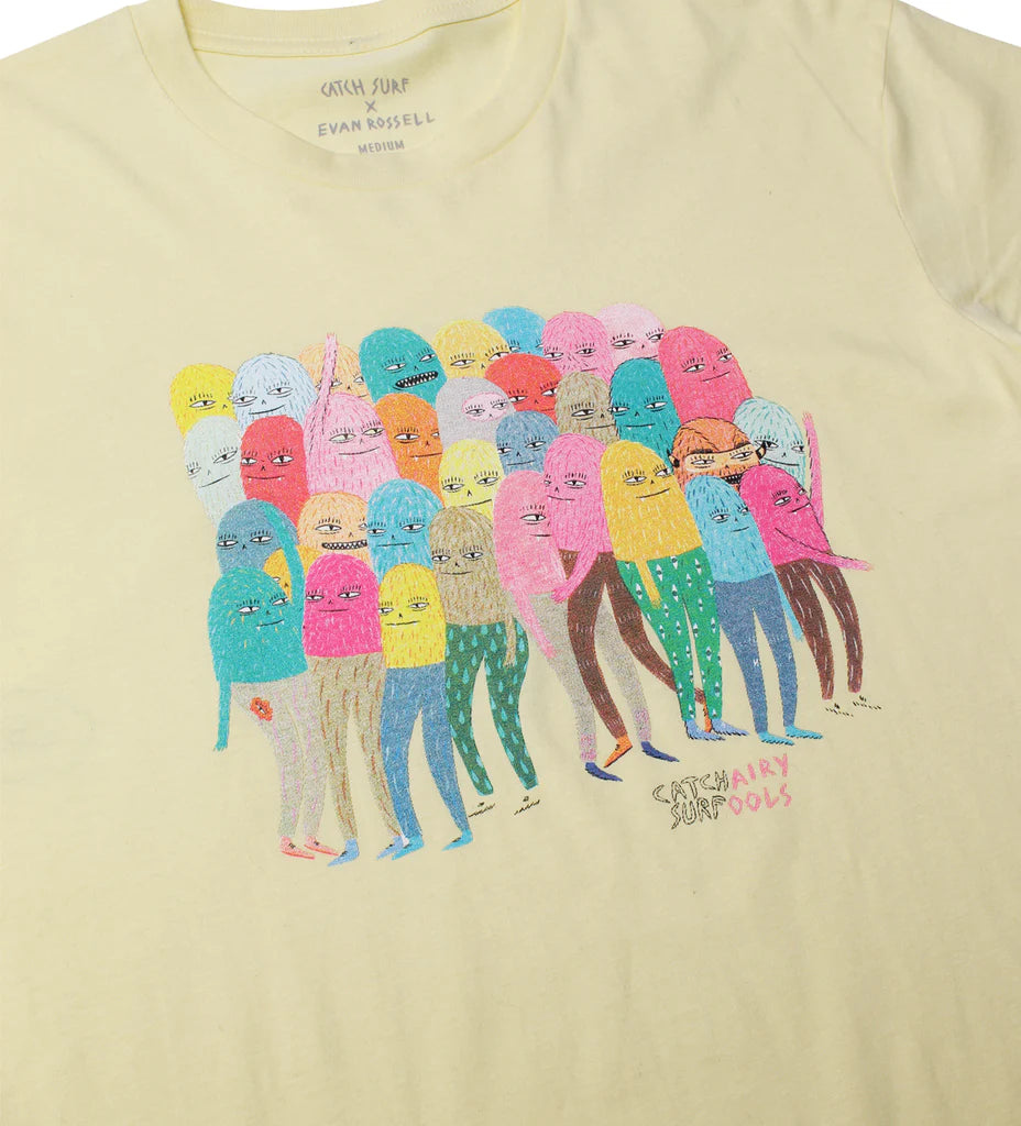 Hairy Fools S/S Tee Yellow