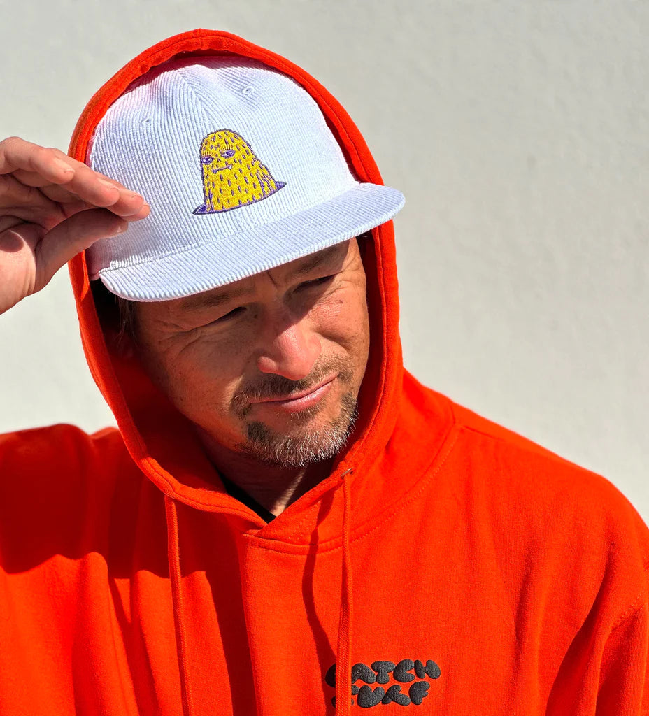 Evan Rossell Cord Snap Back White