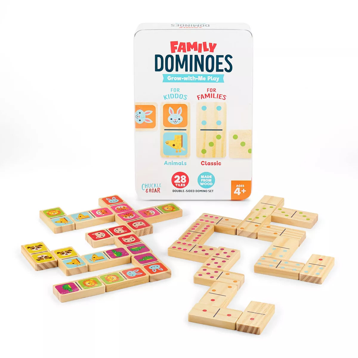 Chuckle & Roar Family Dominoes