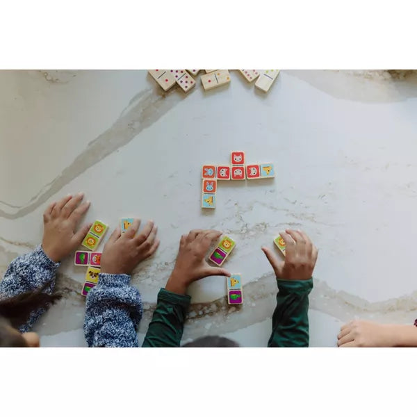 Chuckle & Roar Family Dominoes