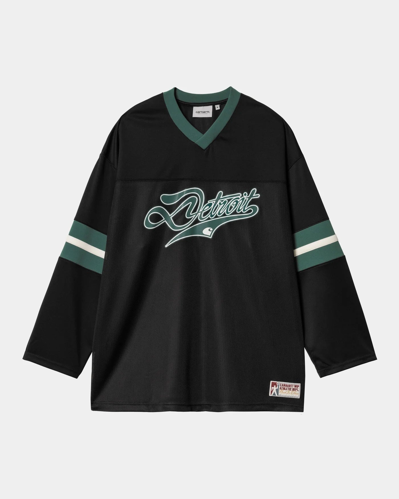 L/S Detroit Mesh T-Shirt black / green