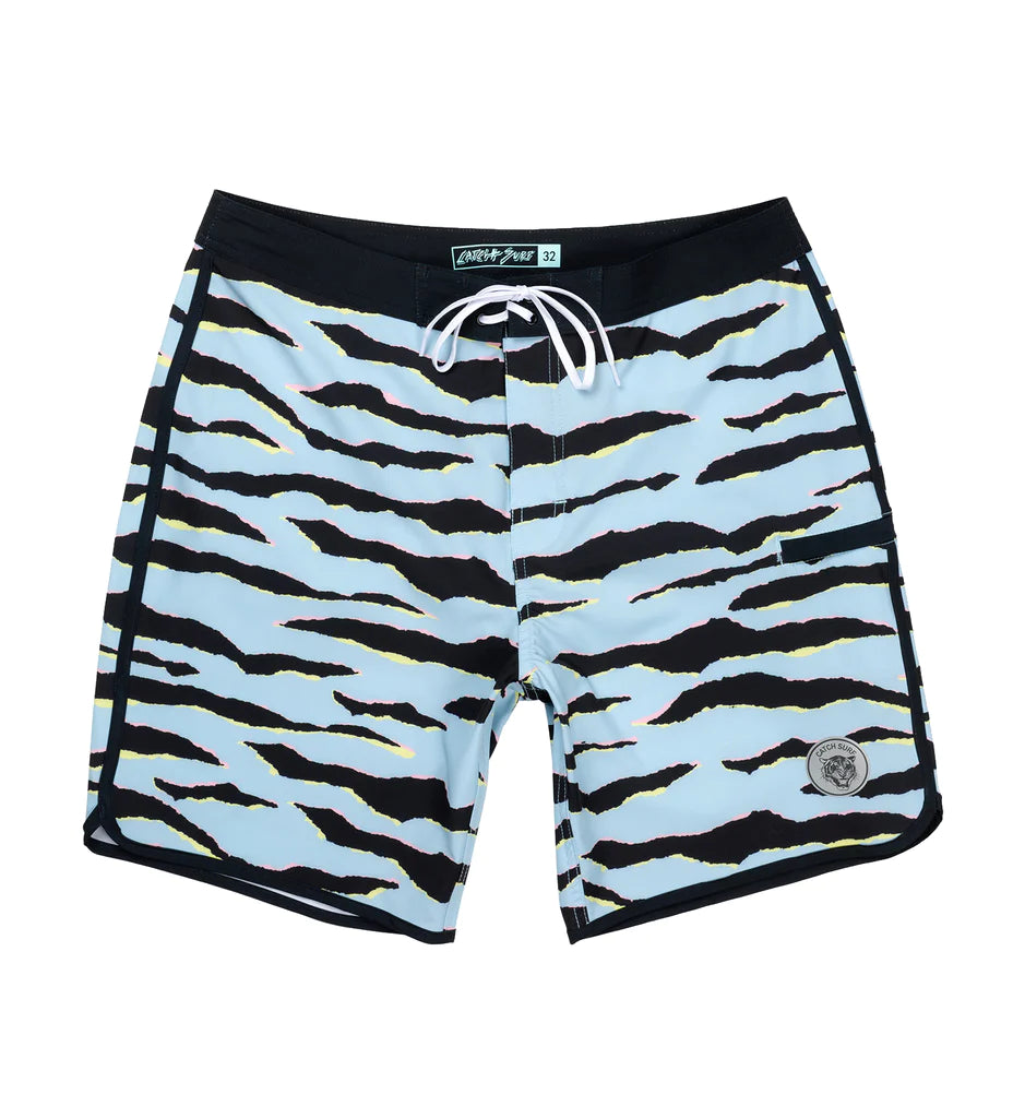 JOB Weekender Trunk 20" Light Blue Tiger Print