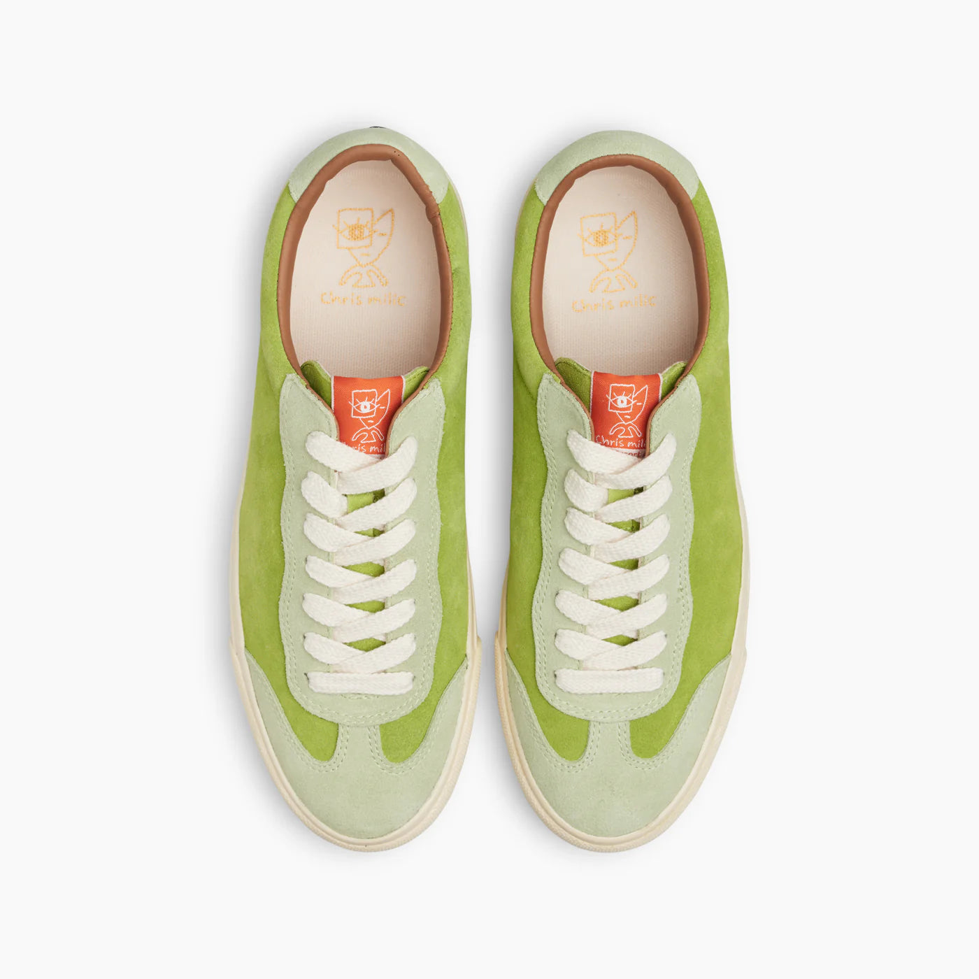 VM004-Milic Suede (Frog Green/White)