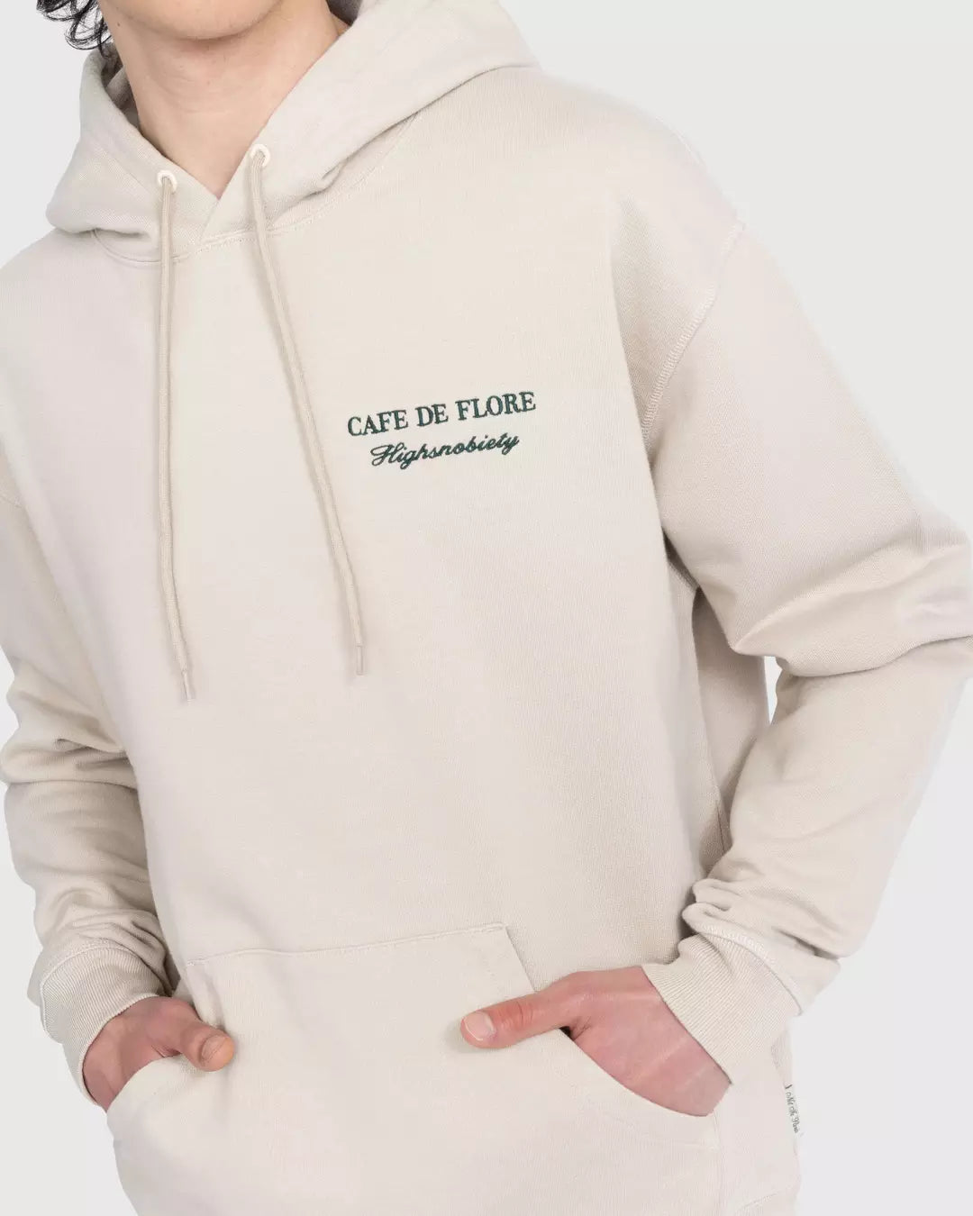 Café de Flore x Highsnobiety – Hoodie Eggshel