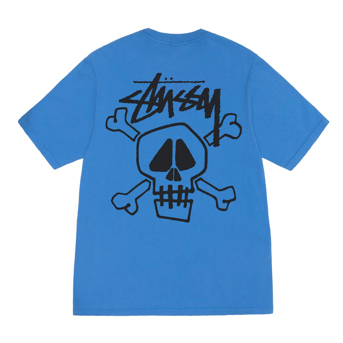 SKULL & BONES PIG. DYED TEE - Neighborhood