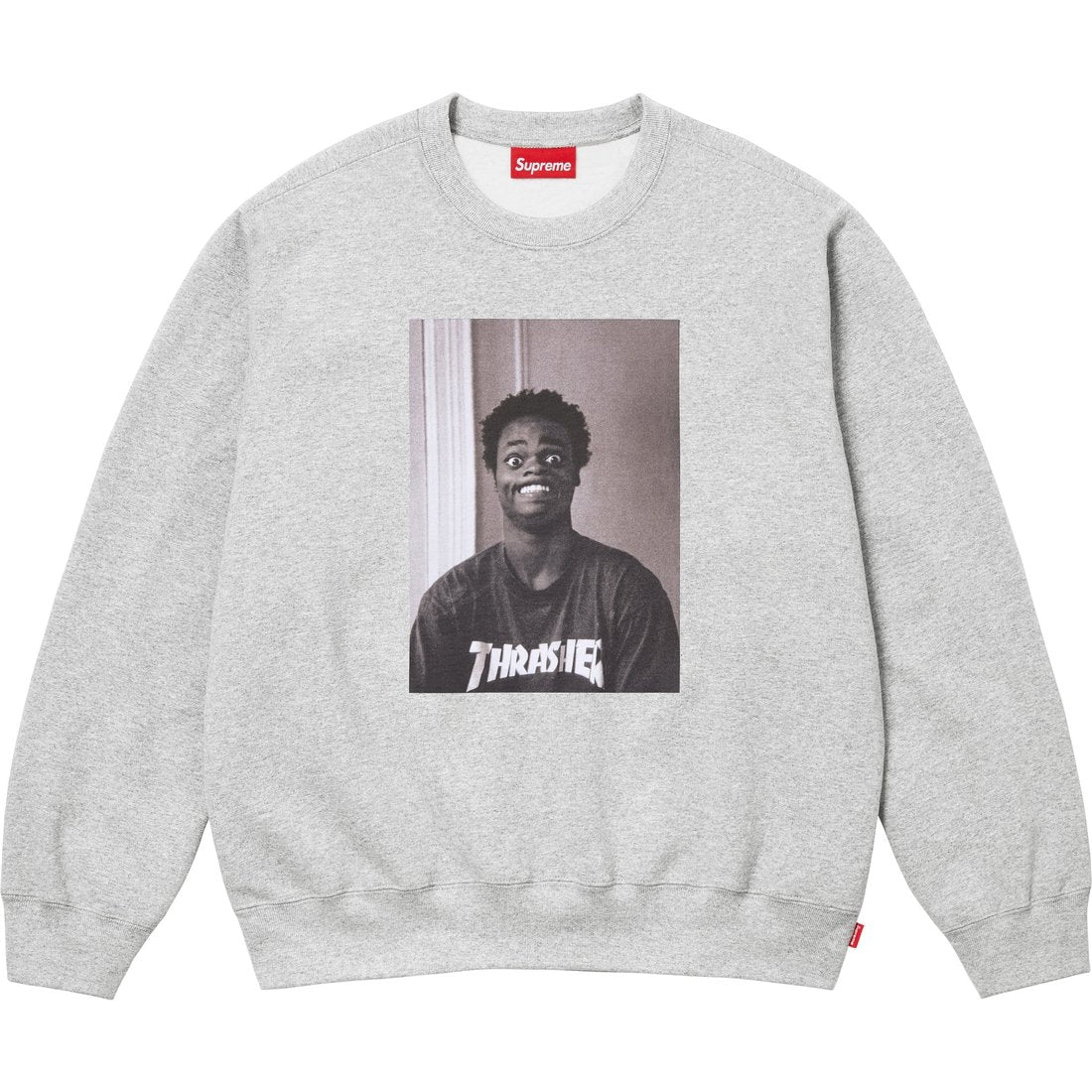 supreme トレーナー Supreme x Thrasher Crewneck Grey – Neighborhood