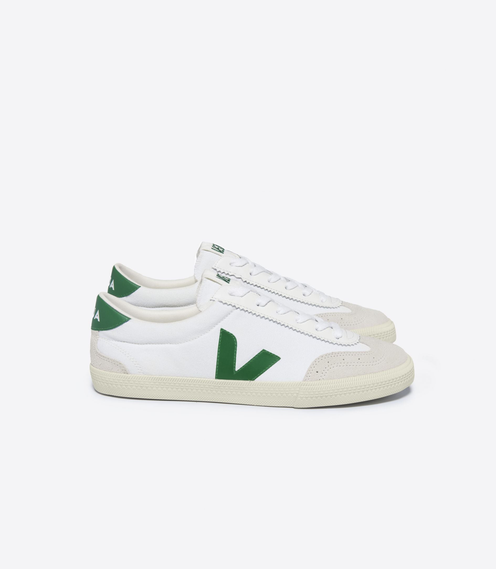 Zapatillas Veja Volley Canvas White Emeraude