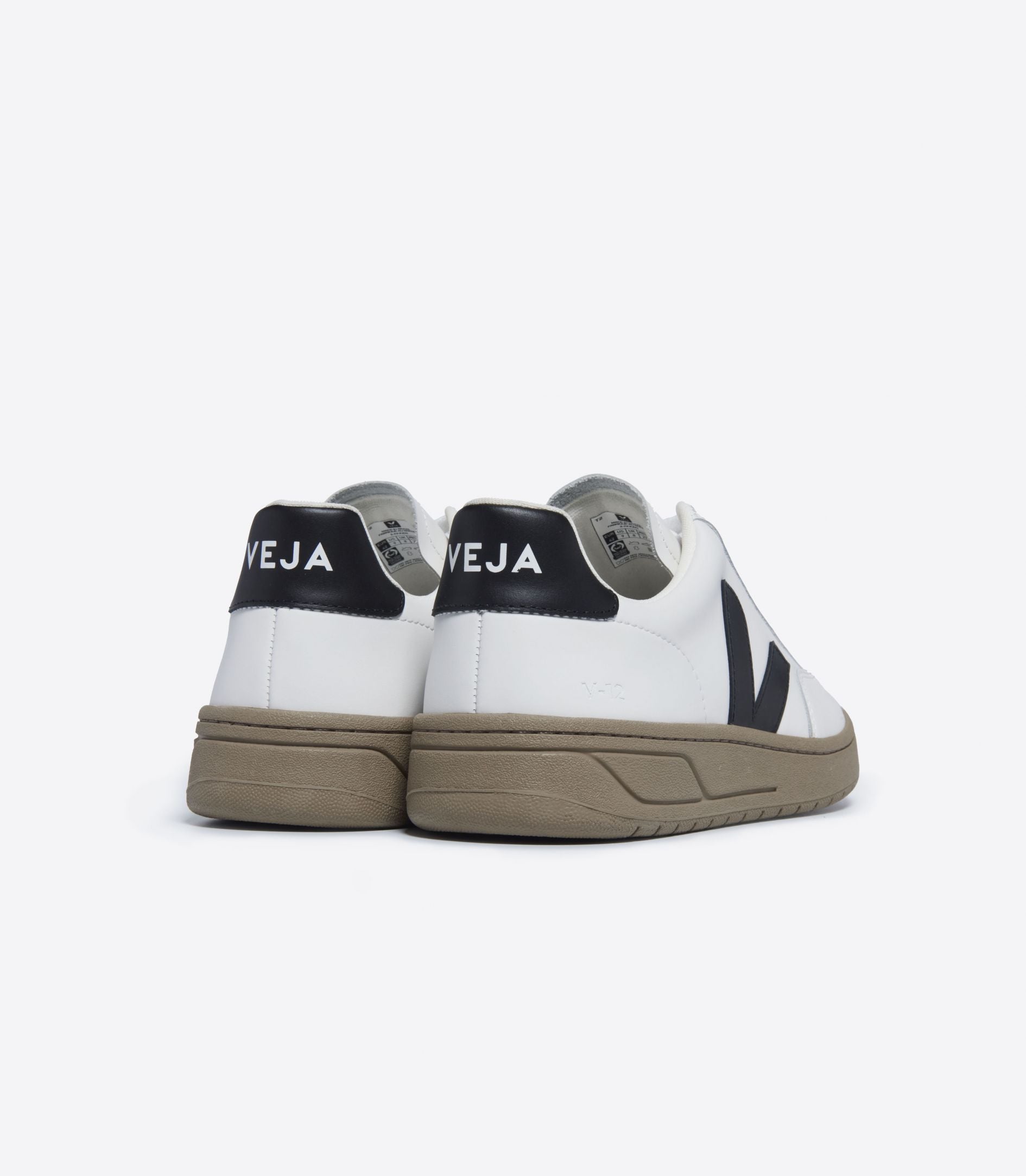 Zapatillas Veja V-12 White Black Dune