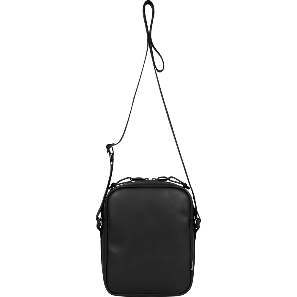 Supreme Leather Shoulder Bag Black