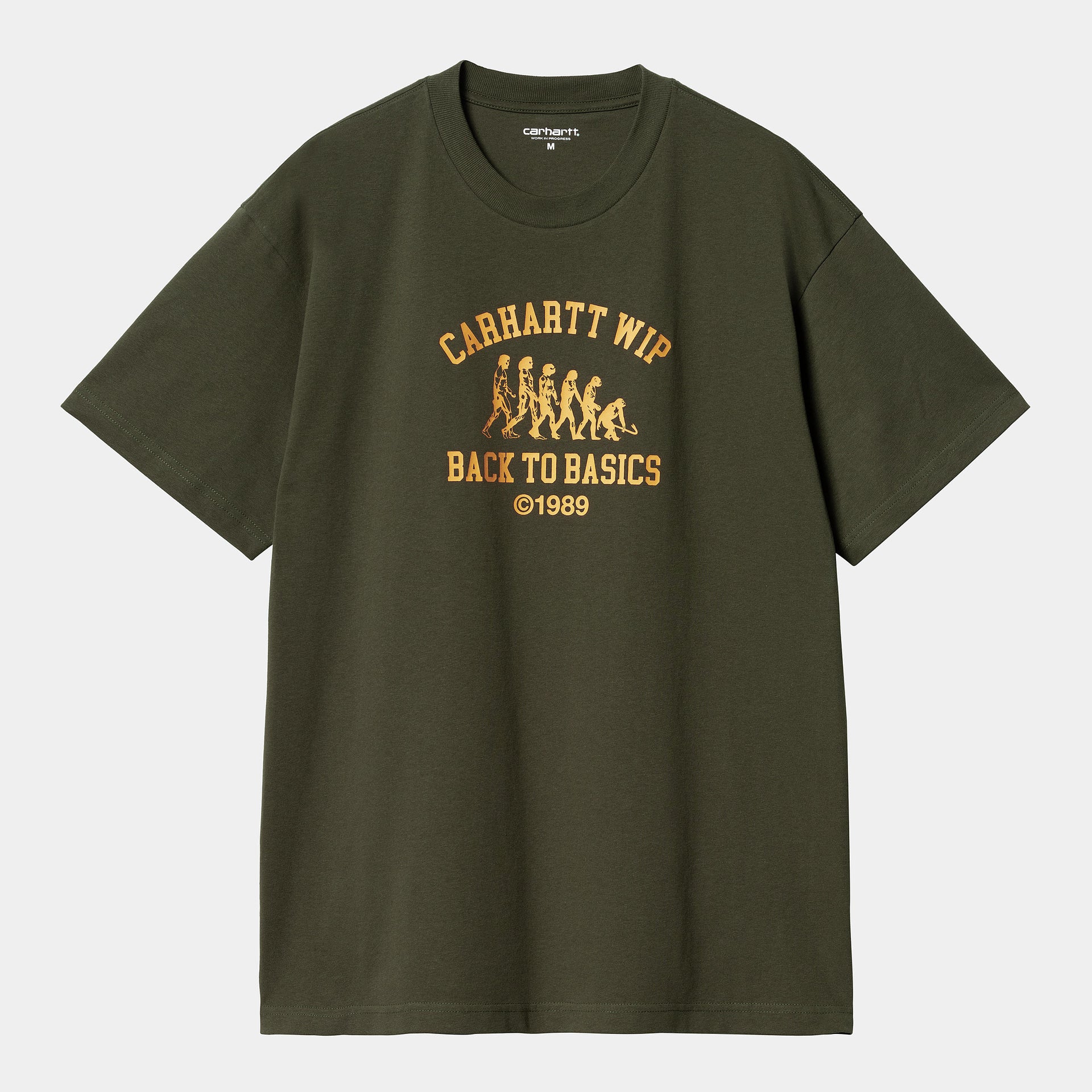 S/S Basics T-Shirt Office Green / Winter Spice