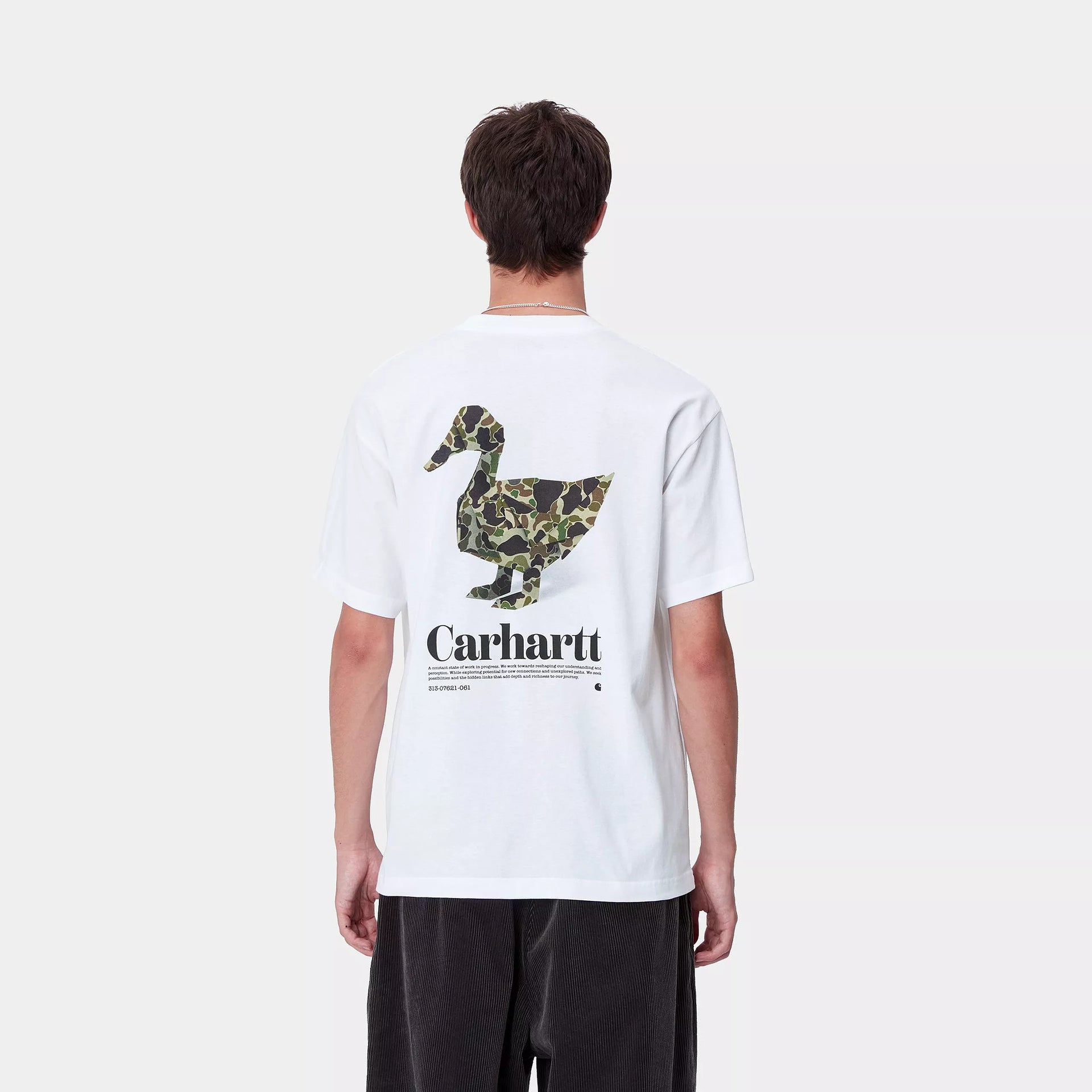 S/S Fold Duck T-Shirt White