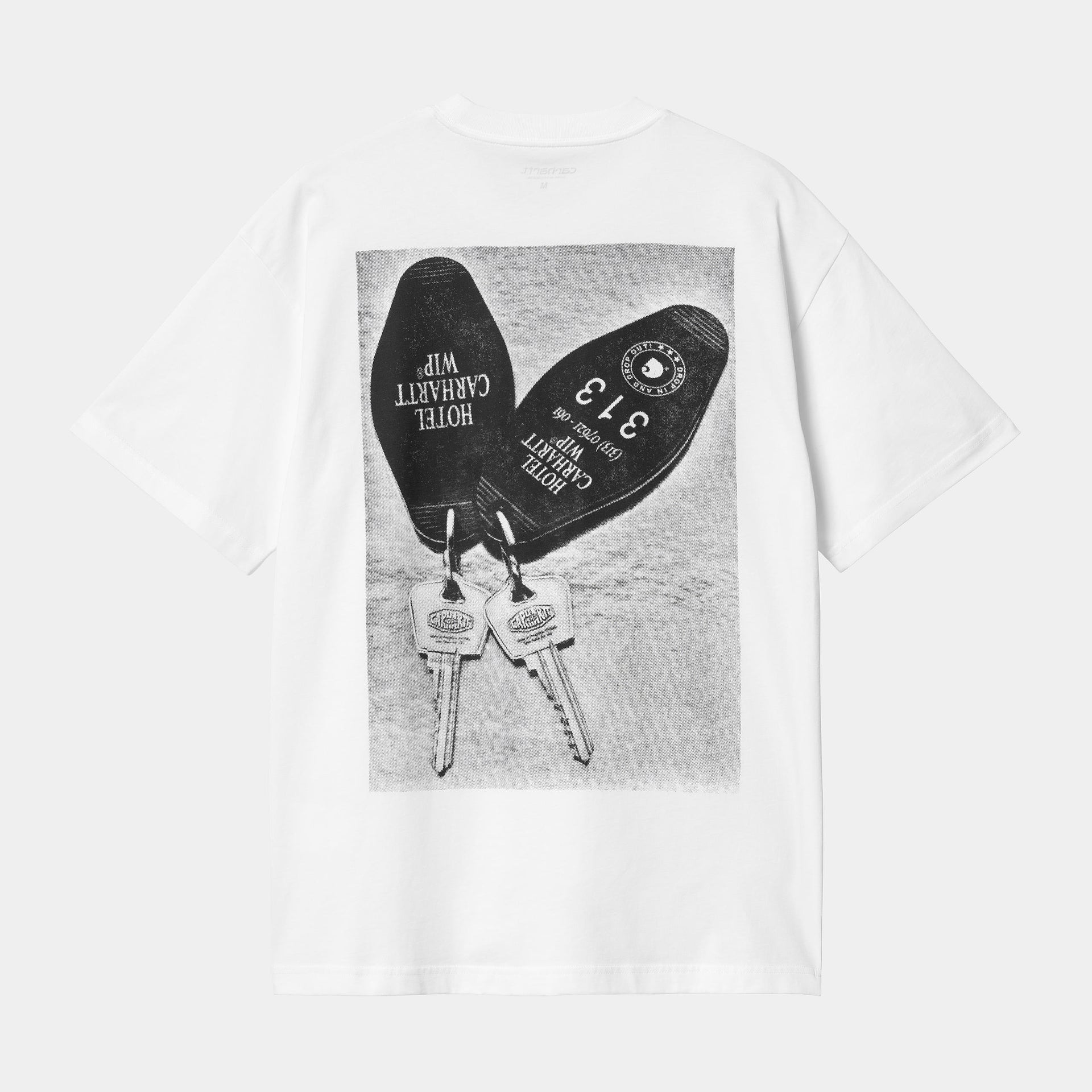 S/S Hotel Keys T-Shirt White / Black