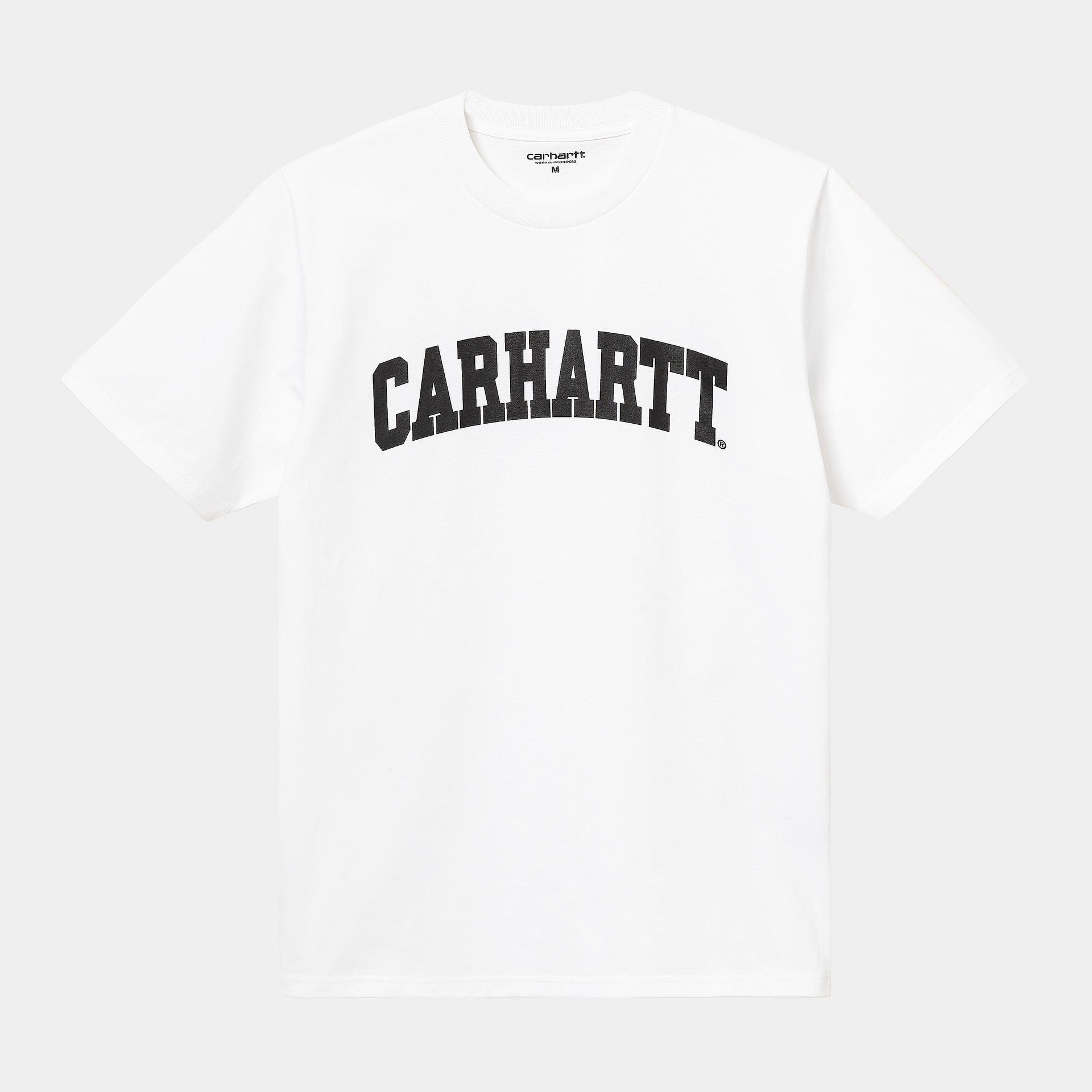 S/S University T-Shirt White / Black