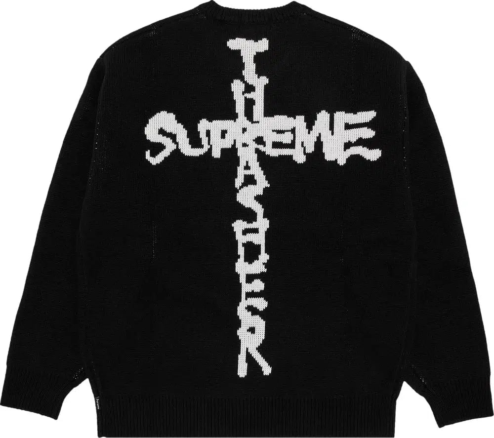 Supreme x Thrasher Sweater Black – Neighborhood
