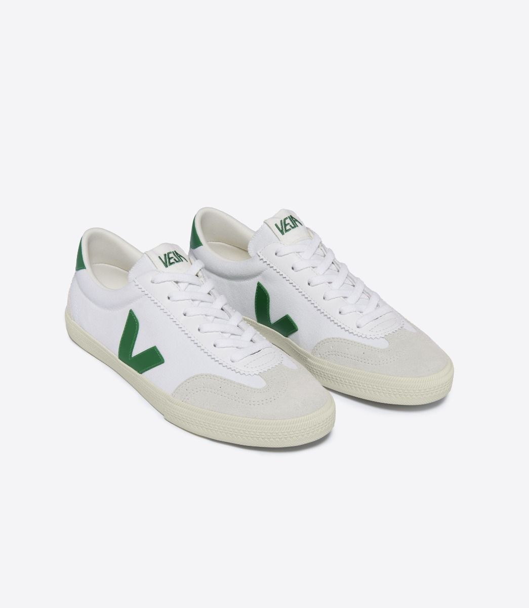 Zapatillas Veja Volley Canvas White Emeraude