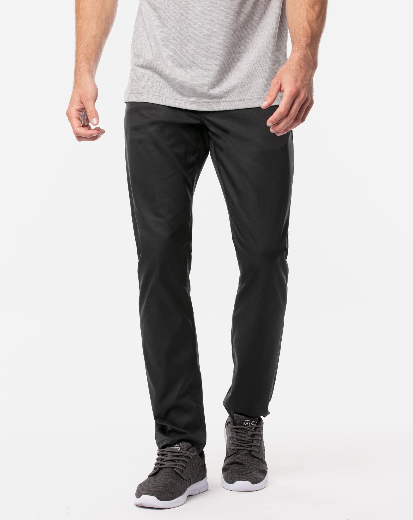 Open To Close Pants Black